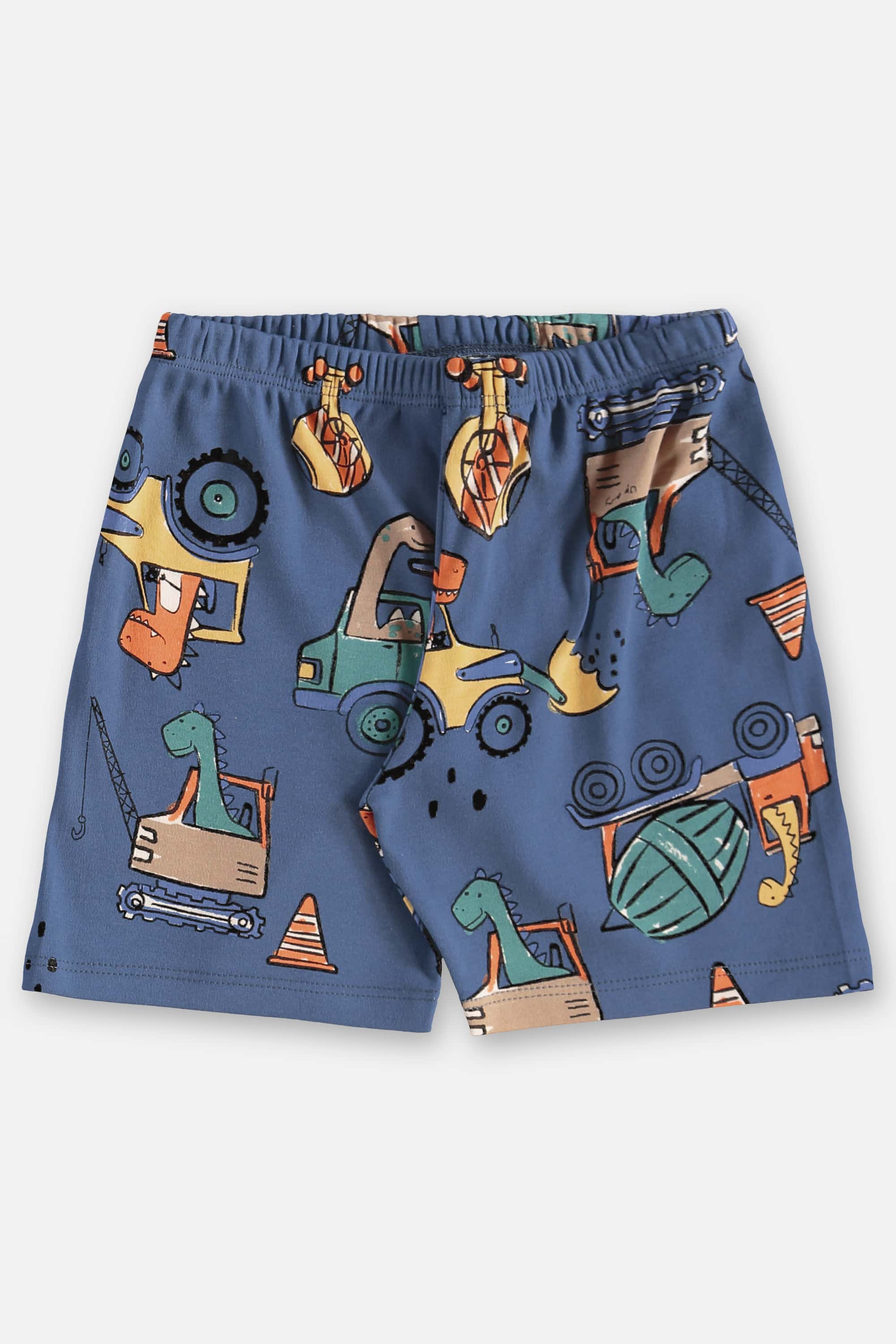 Pijama Dino Infantil Masculino em Suedine com Capa (Azul Marinho) Up Baby - Imagem 4