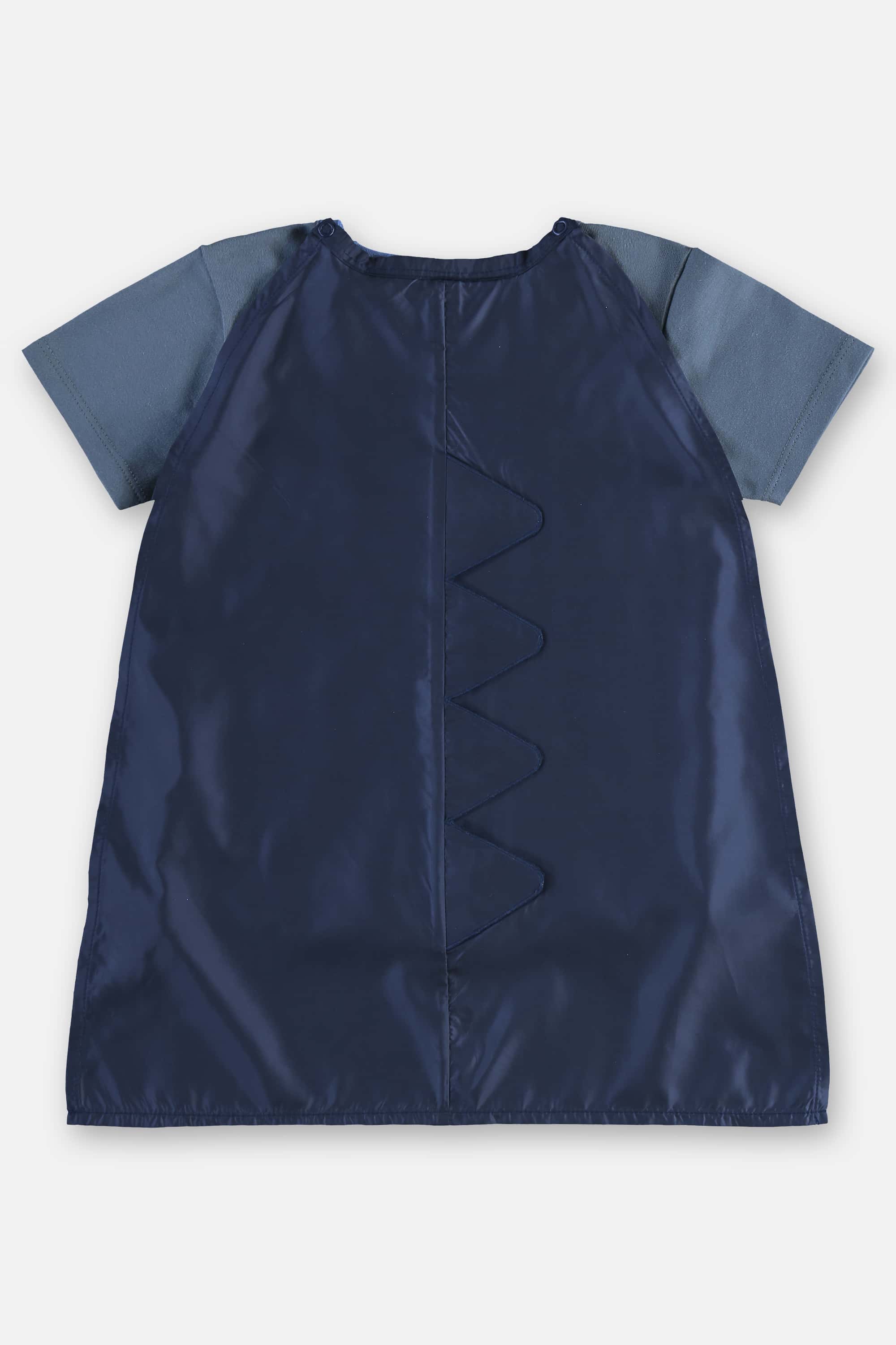 Pijama Dino Infantil Masculino em Suedine com Capa (Azul Marinho) Up Baby - Imagem 47