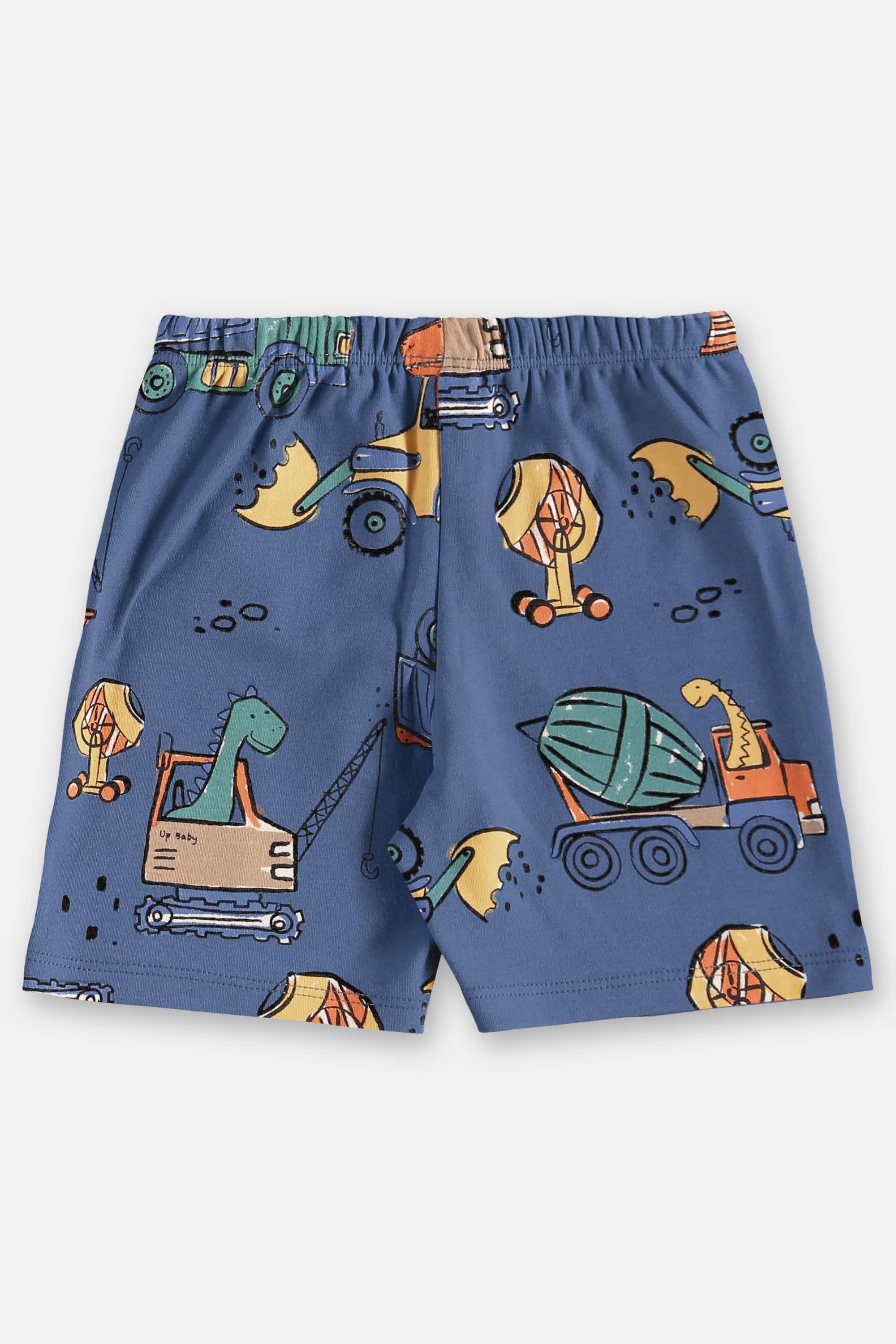 Pijama Dino Infantil Masculino em Suedine com Capa (Azul Marinho) Up Baby - Imagem 56