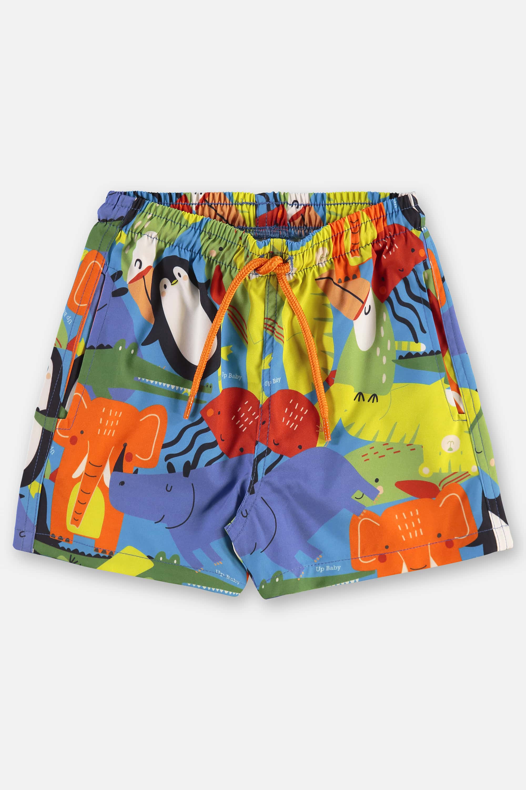 Shorts Infantil Masculino em Microfibra Estampada (Multicolor) Up Baby