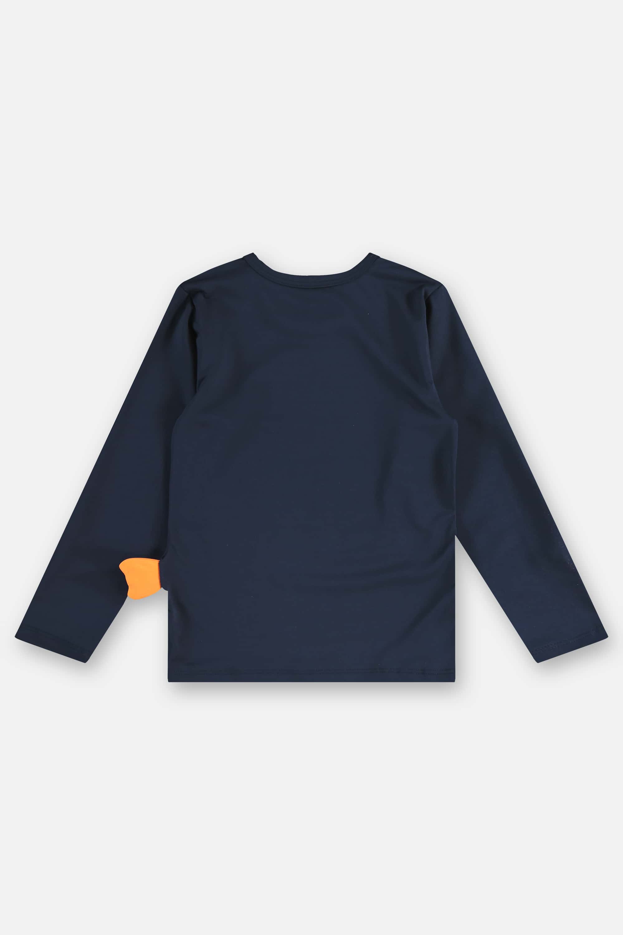 Conjunto Camiseta e Sunga Infantil em Malha FPS+50 (Azul Marinho) Up Baby - Imagem 14