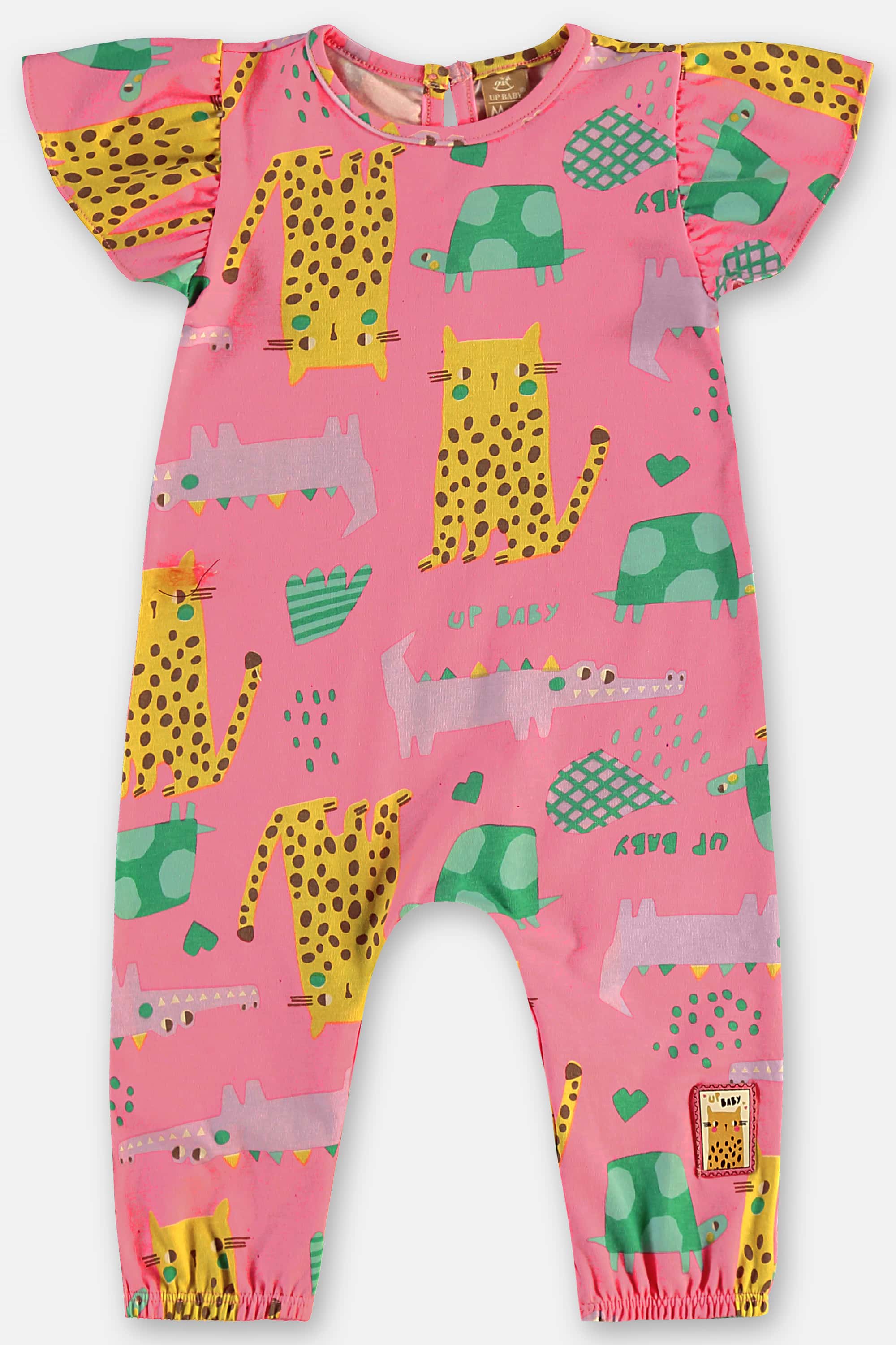 Macacão e Laço em Cotton para Bebê Menina (Rosa) Up Baby - Imagem 20