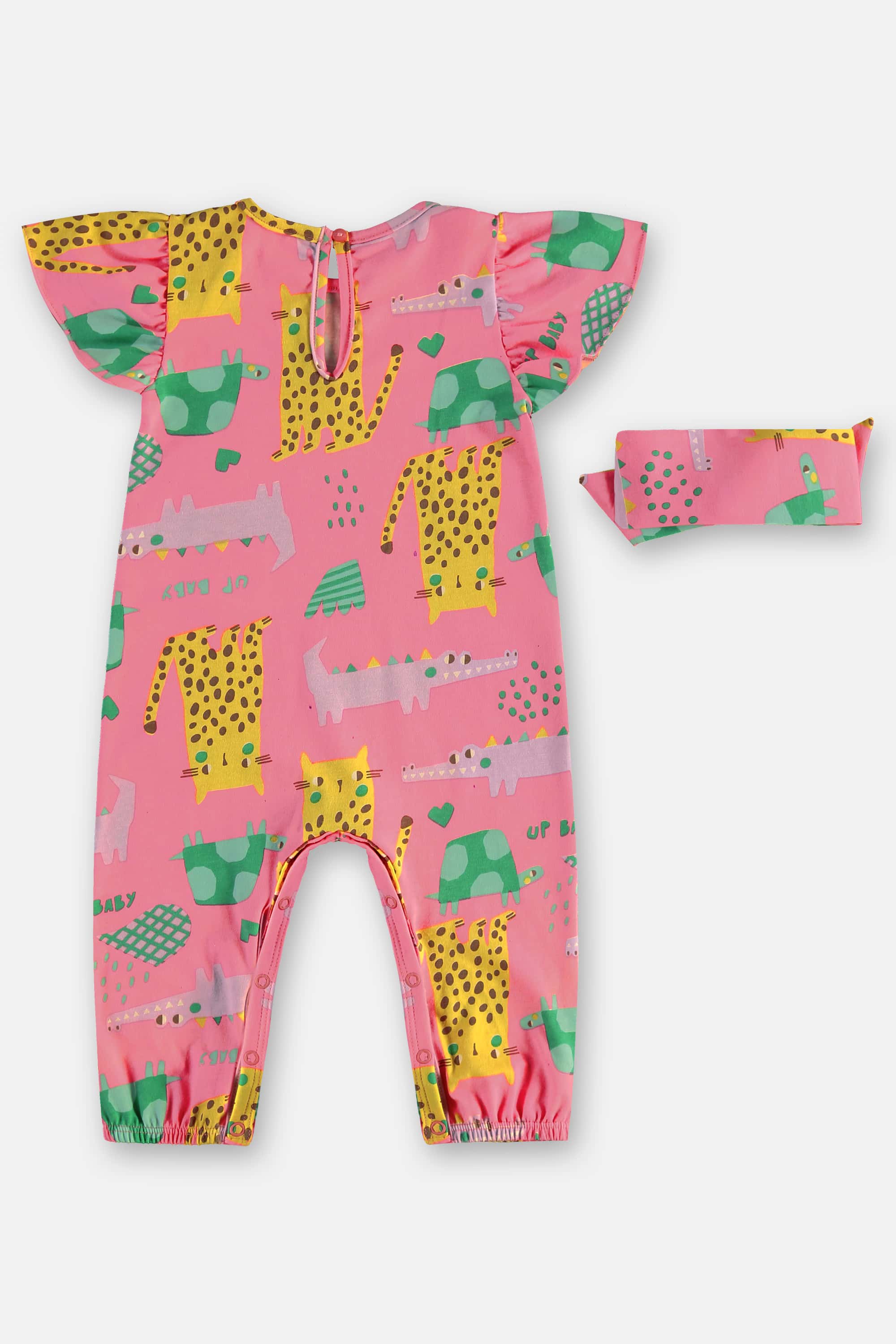 Macacão e Laço em Cotton para Bebê Menina (Rosa) Up Baby - Imagem 22