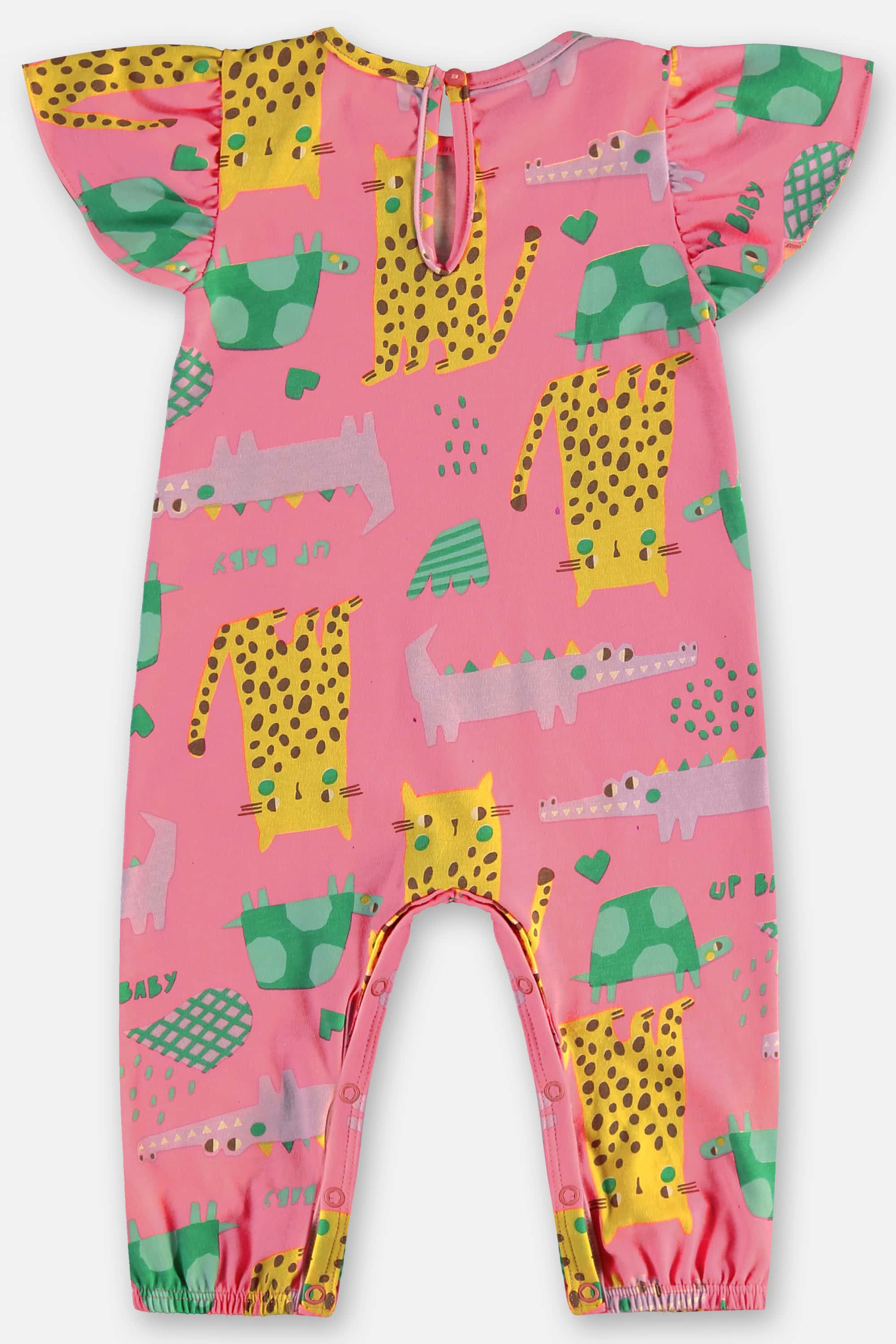 Macacão e Laço em Cotton para Bebê Menina (Rosa) Up Baby - Imagem 5