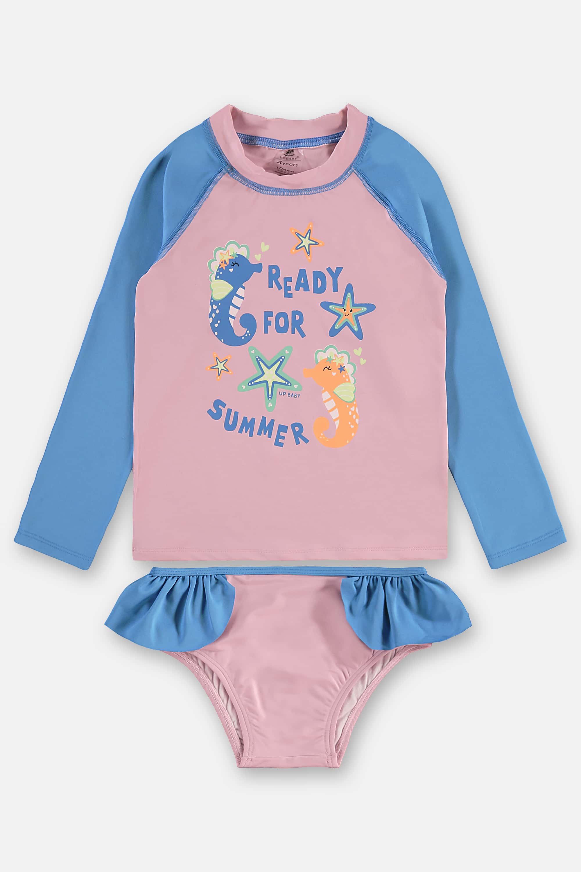 Biquíni Infantil em Poliéster e Elastano FPS +50 (Rosa) Up Baby - Imagem 26