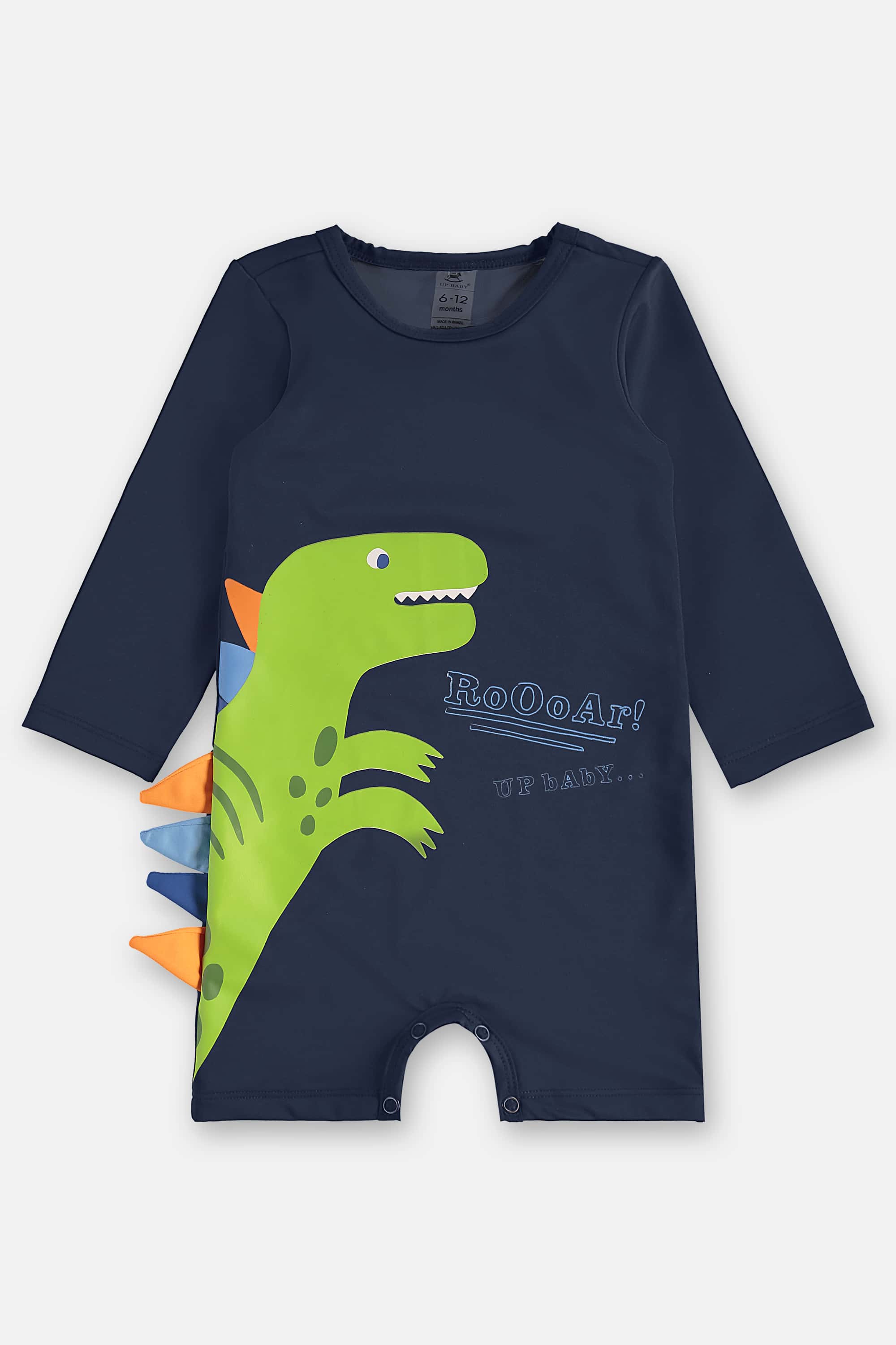 Macaquinho Bebê Menino com FPS +50 (Azul Marinho) Up Baby