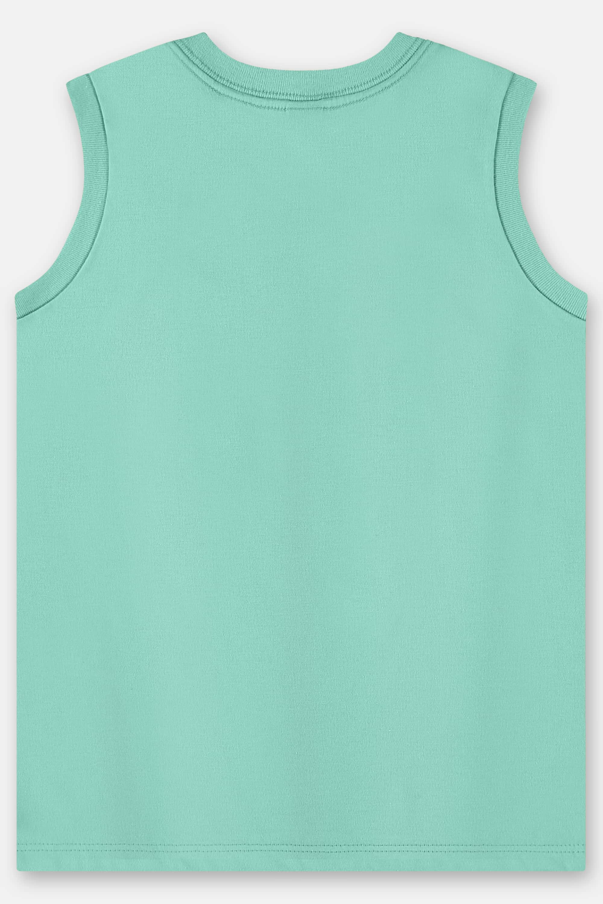 Regata Infantil Masculina em Algodão Básico (Verde) Up Baby - Imagem 12