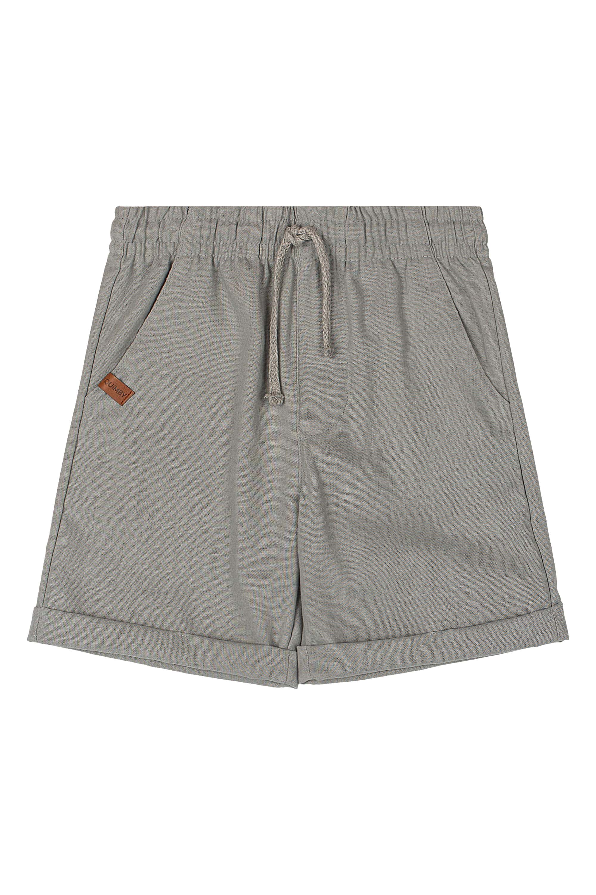 Conjunto para Menino Camisa Xadrez e Bermuda (Verde) Quimby - Imagem 22