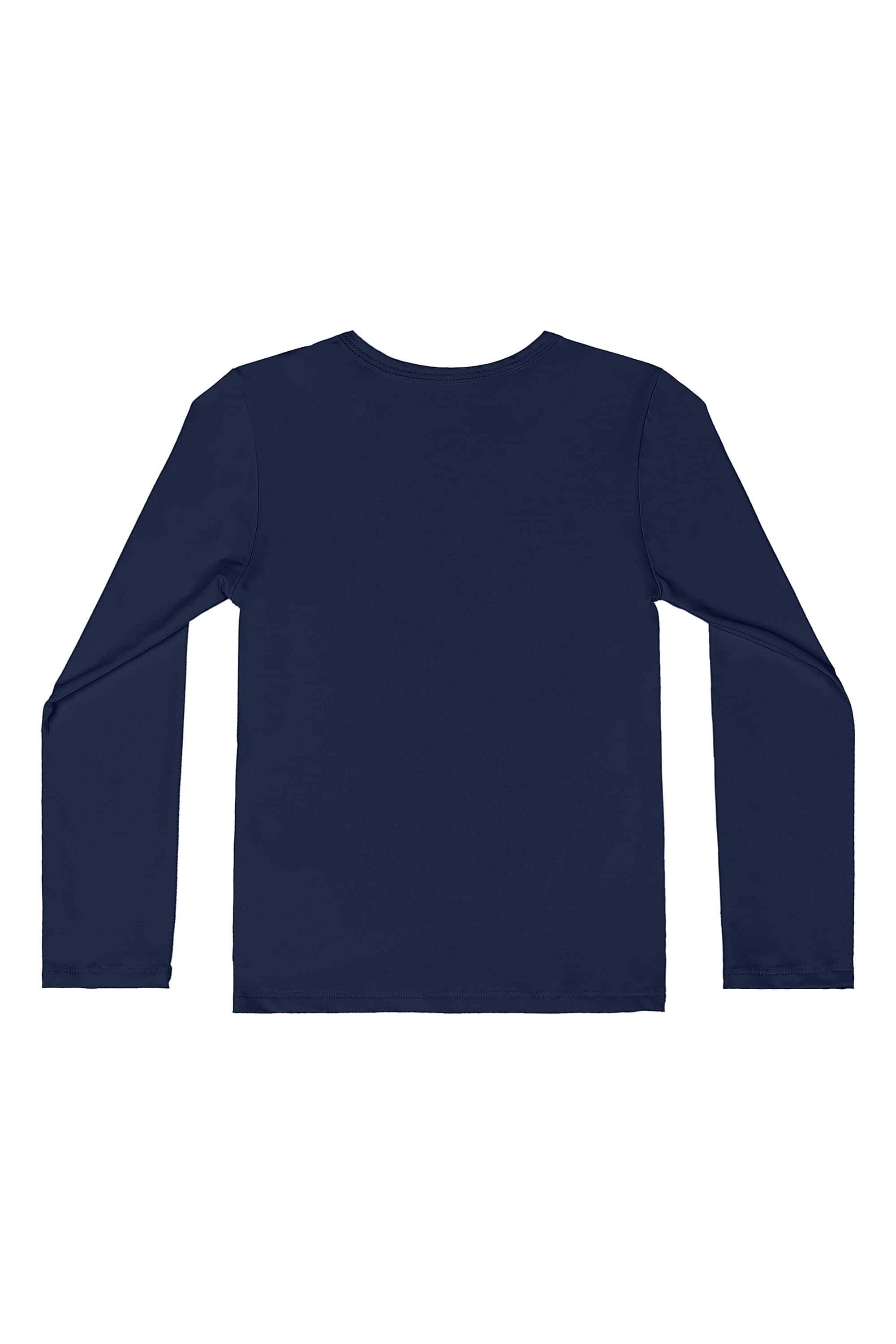 Blusa Unissex em Malha com Proteção UV Dry (Azul Marinho) Quimby - Imagem 10