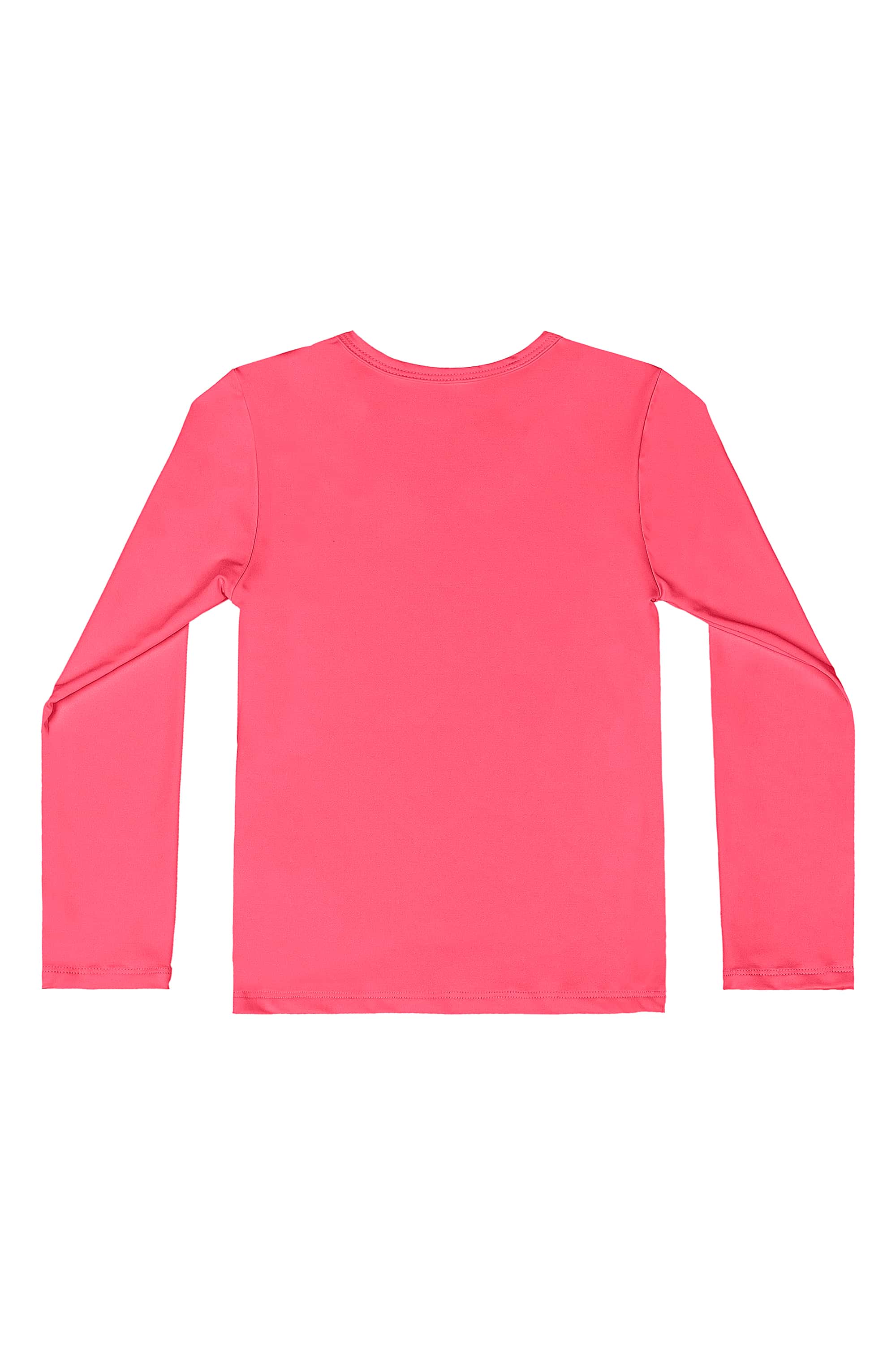 Blusa Unissex em Malha com Proteção UV Dry (Rosa Pink Neon) Quimby - Imagem 8
