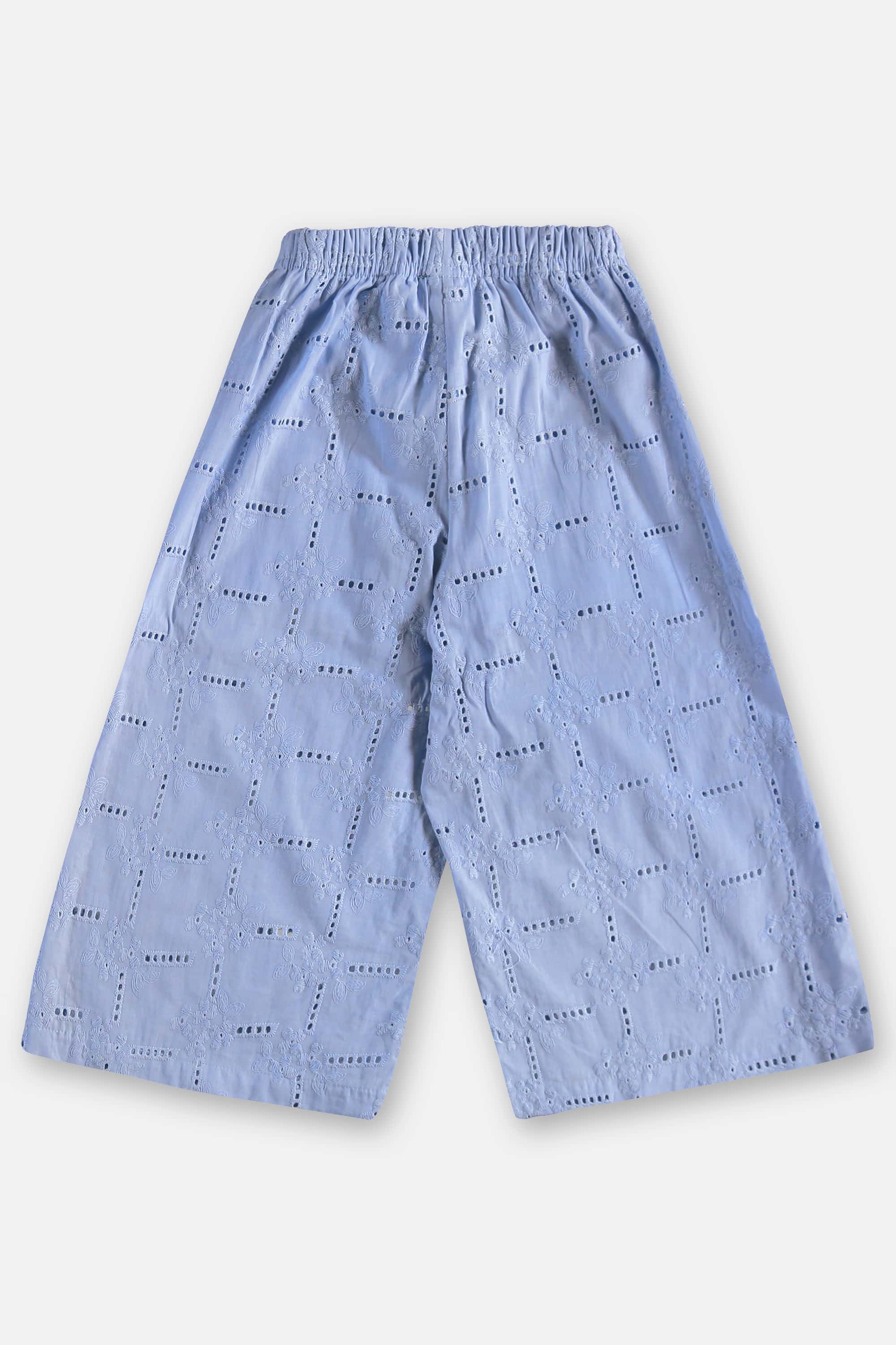 Conjunto Blusa e Calça em Algodão Infantil Feminino (Azul) Up Baby - Imagem 21