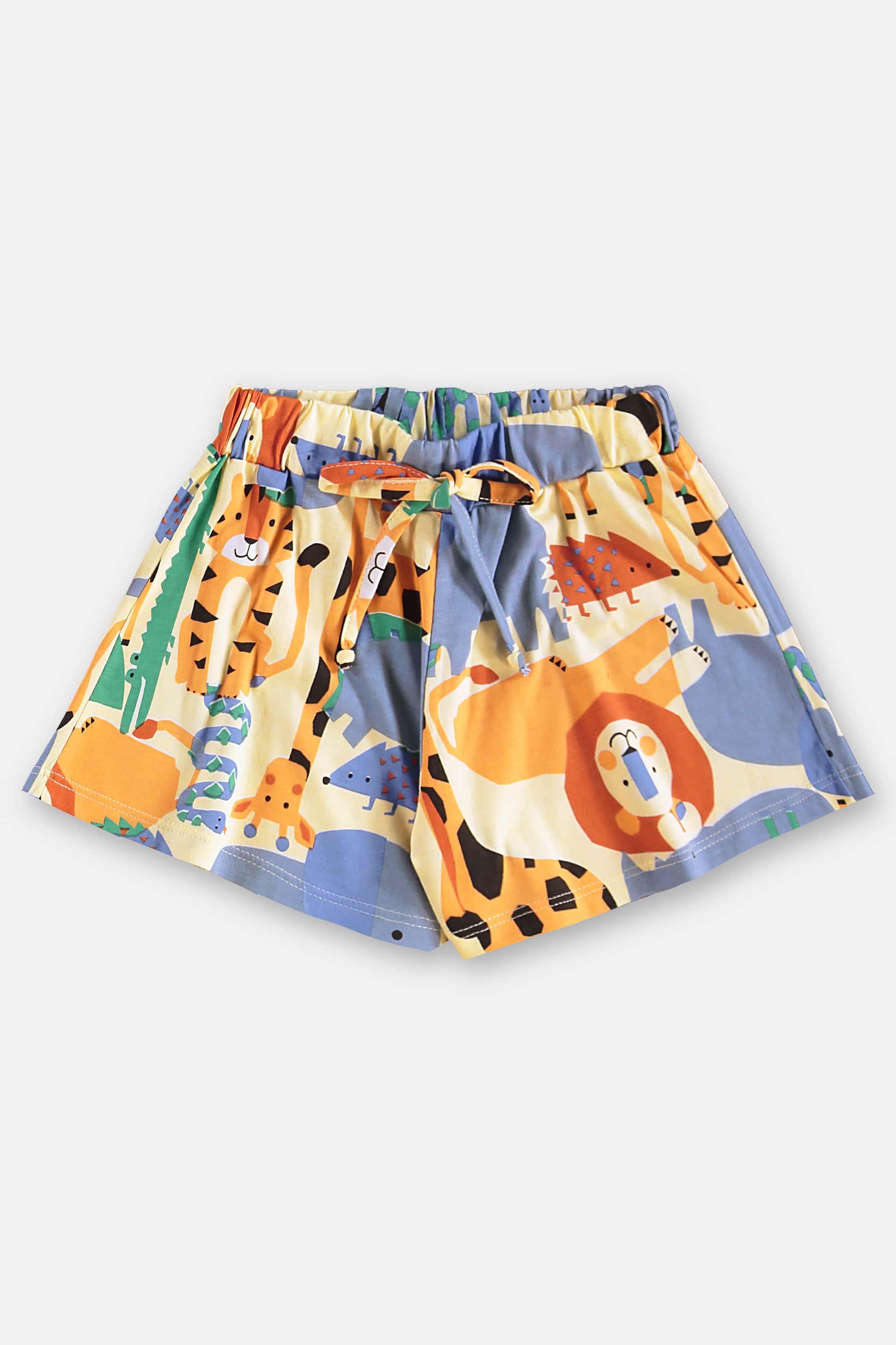 Conjunto Estampado com Bata e Short Infantil Feminino (Bege) Up Baby - Imagem 46