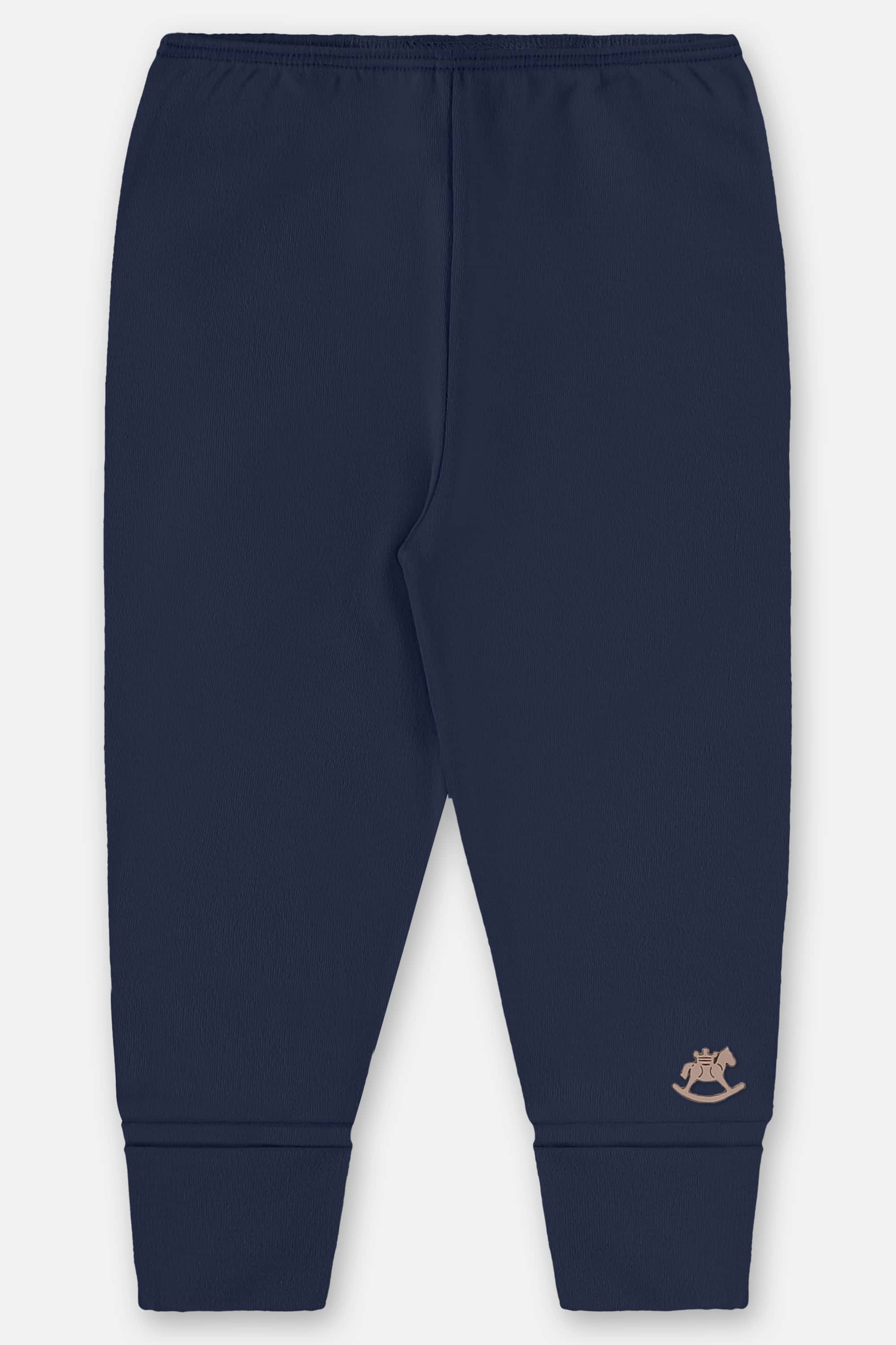 Calça Unissex para Bebê em Suedine Essentials (Azul Marinho) Up Baby