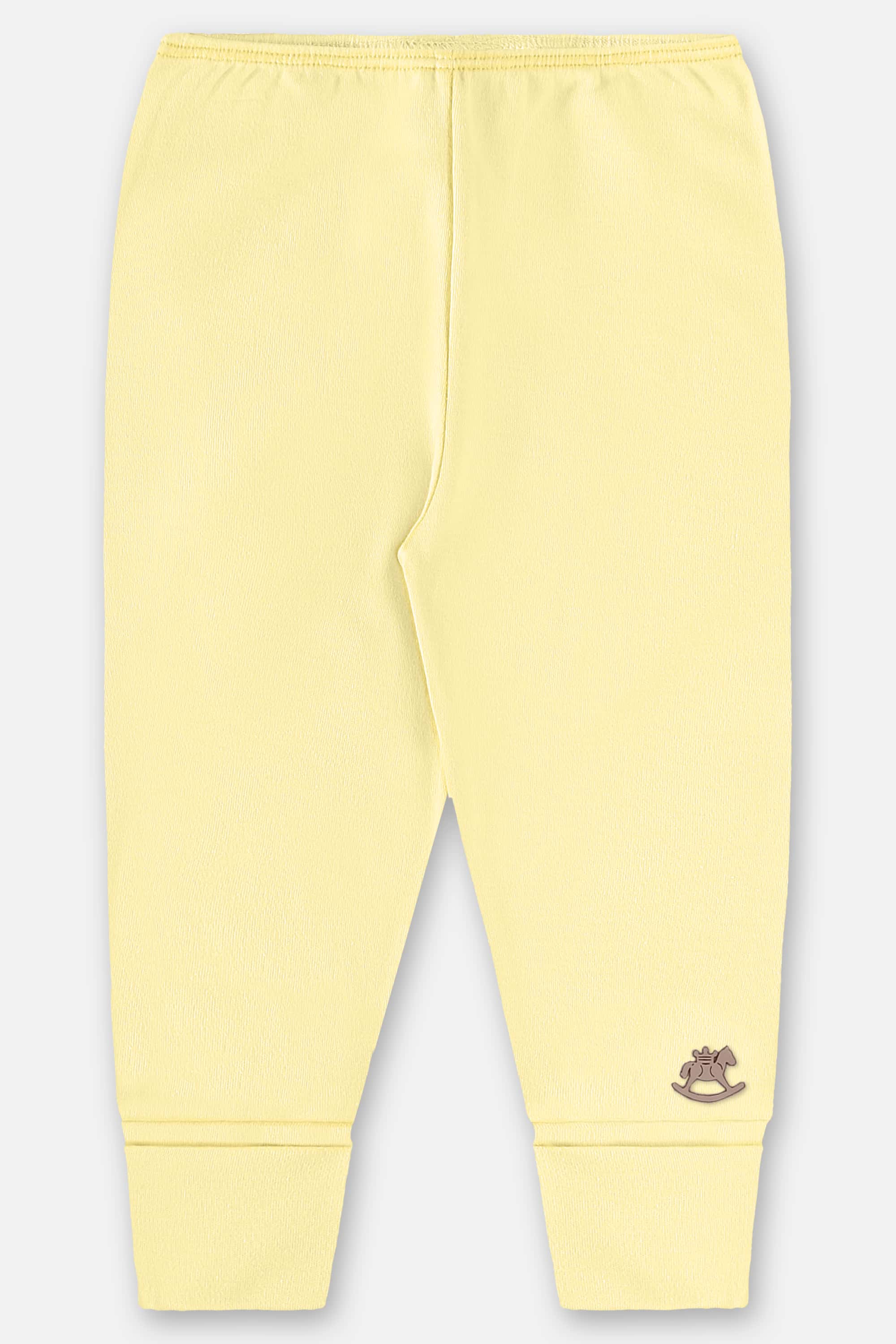 Calça Unissex para Bebê em Suedine Essentials (Amarelo) Up Baby