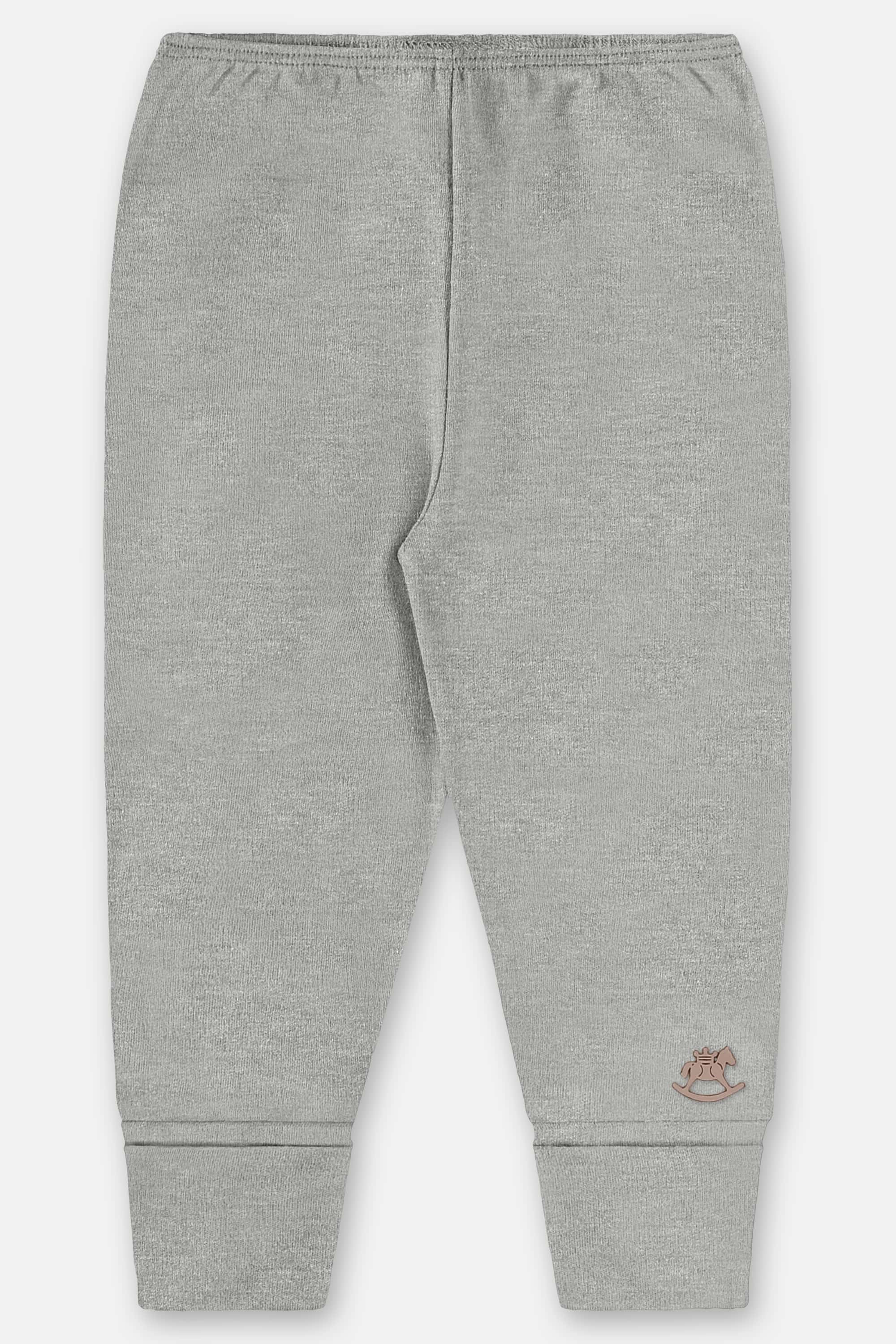 Calça Unissex para Bebê em Suedine Essentials (Cinza) Up Baby - Imagem 9