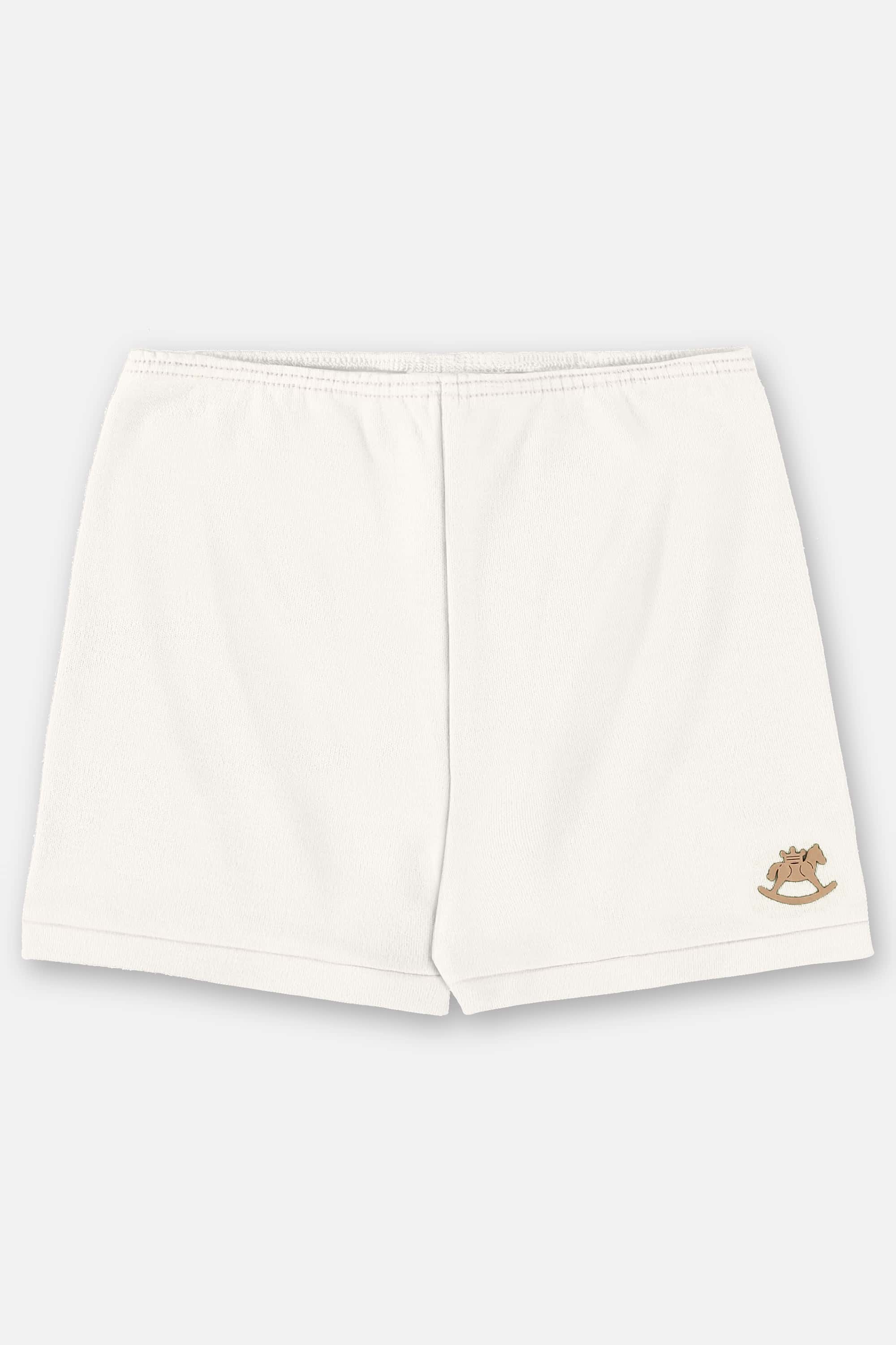 Short Unissex para Bebê em Suedine Essentials (Off White) Up Baby - Imagem 9