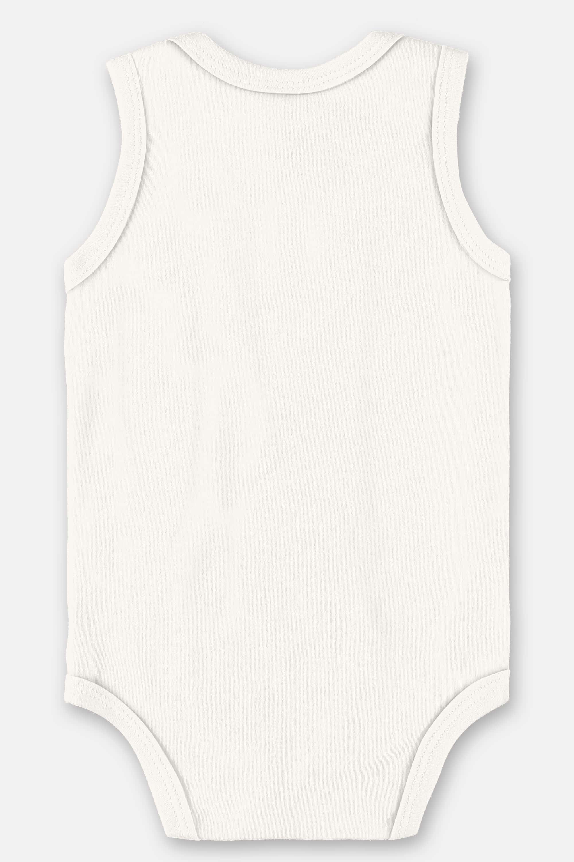 Body Regata em Suedine Unissex para Bebê (Off White) Up Baby - Imagem 10