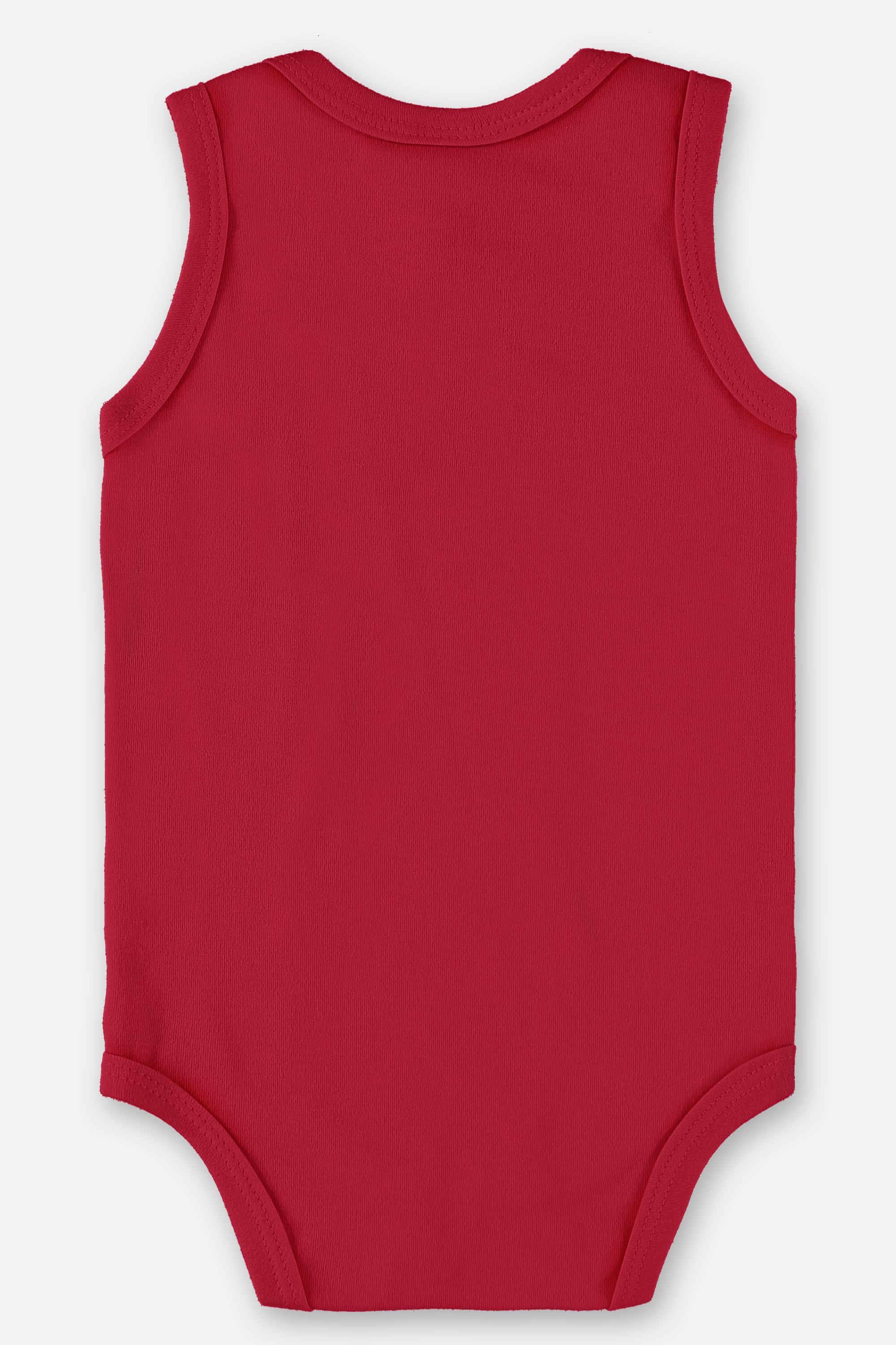 Body Regata em Suedine Unissex para Bebê (Vermelho) Up Baby - Imagem 6