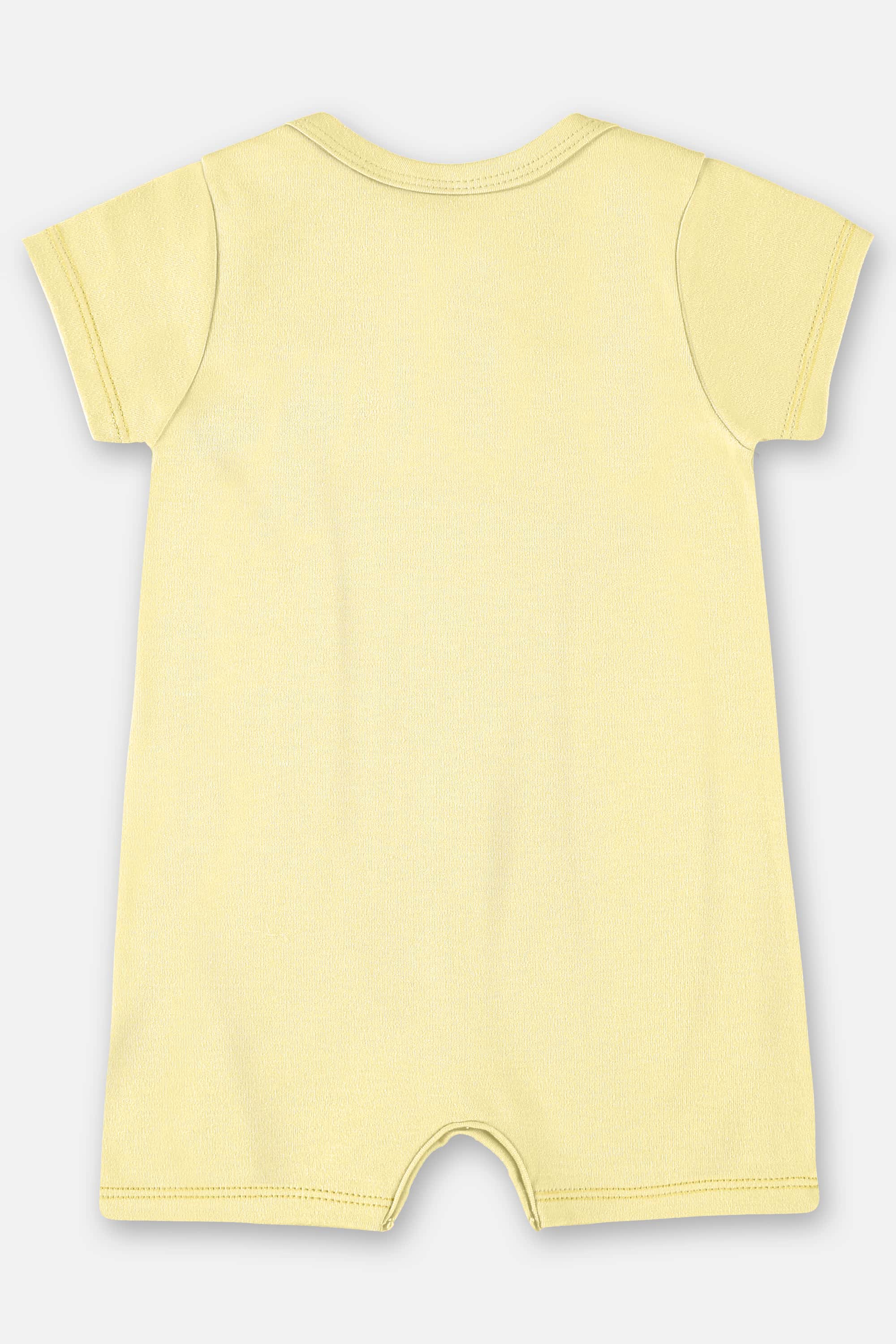 Macaquinho Unissex Bebê em Suedine Essentials (Amarelo) Up Baby - Imagem 3