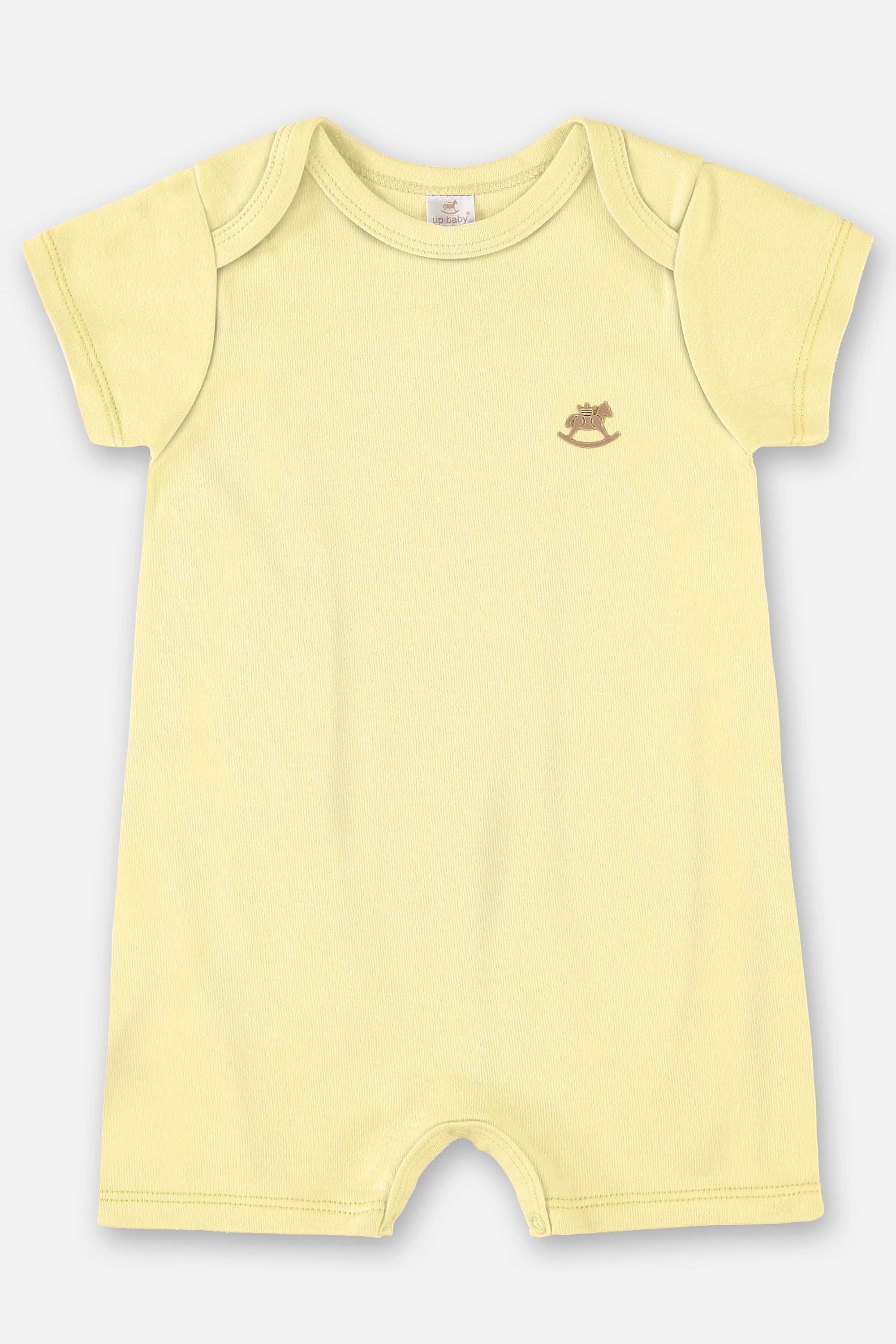 Macaquinho Unissex Bebê em Suedine Essentials (Amarelo) Up Baby - Imagem 17