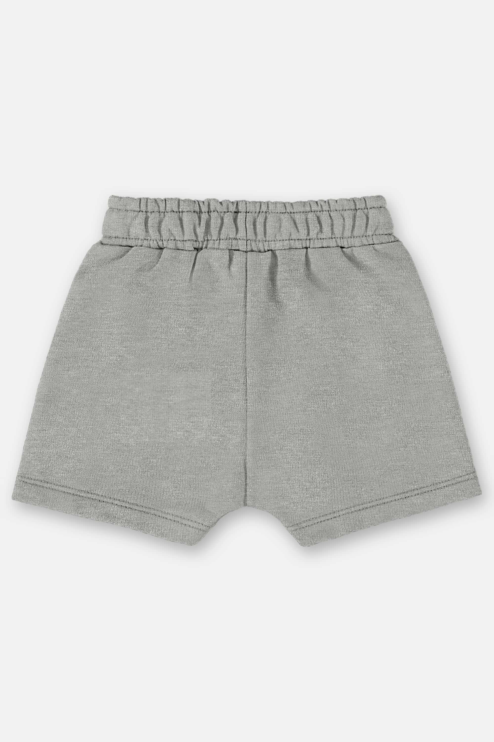 Short em Moletom Sem Felpa para Bebê Menino (Cinza) Up Baby - Imagem 6