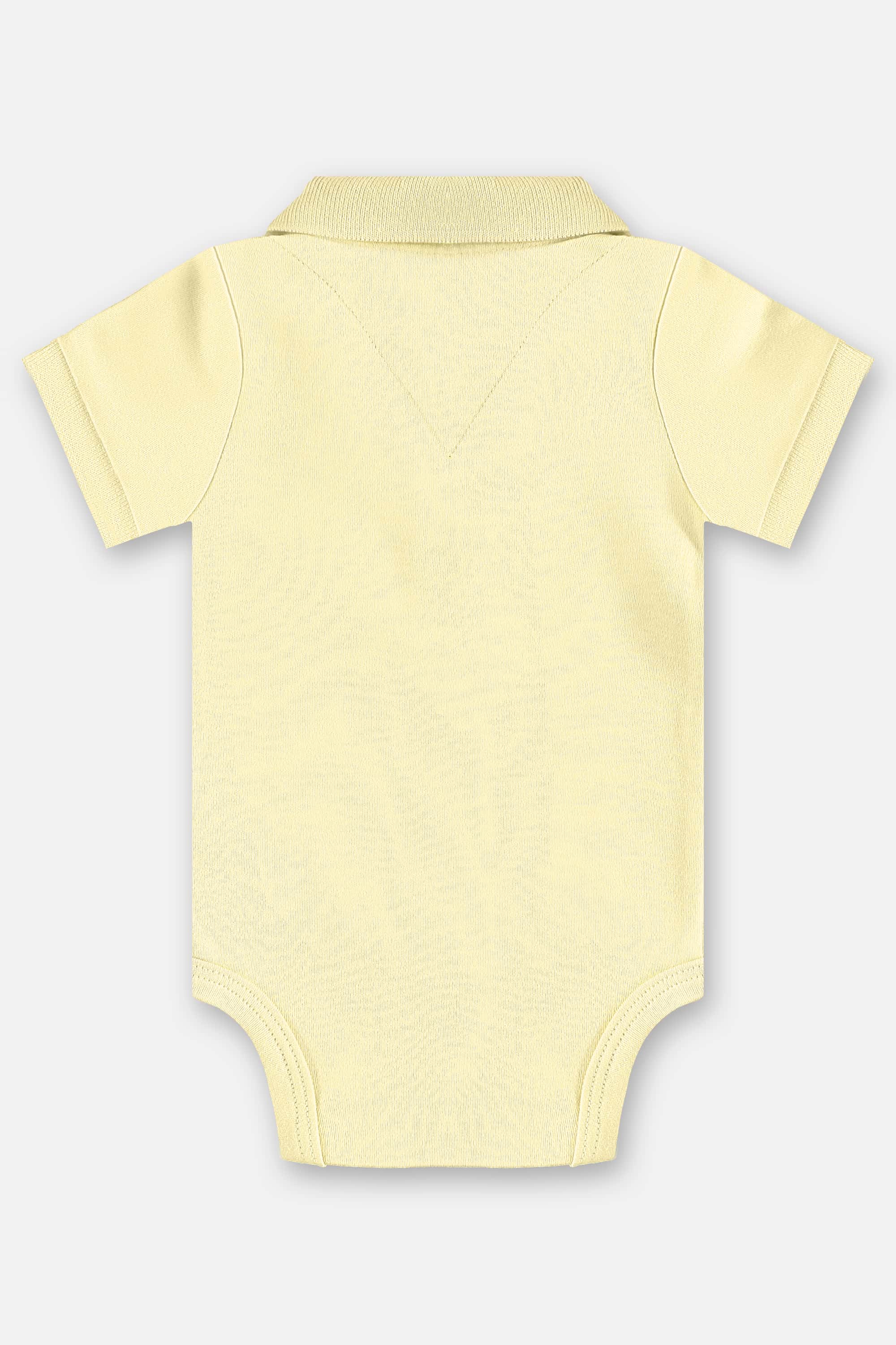 Body Polo em Suedine para Bebê Menino (Amarelo) Up Baby - Imagem 4