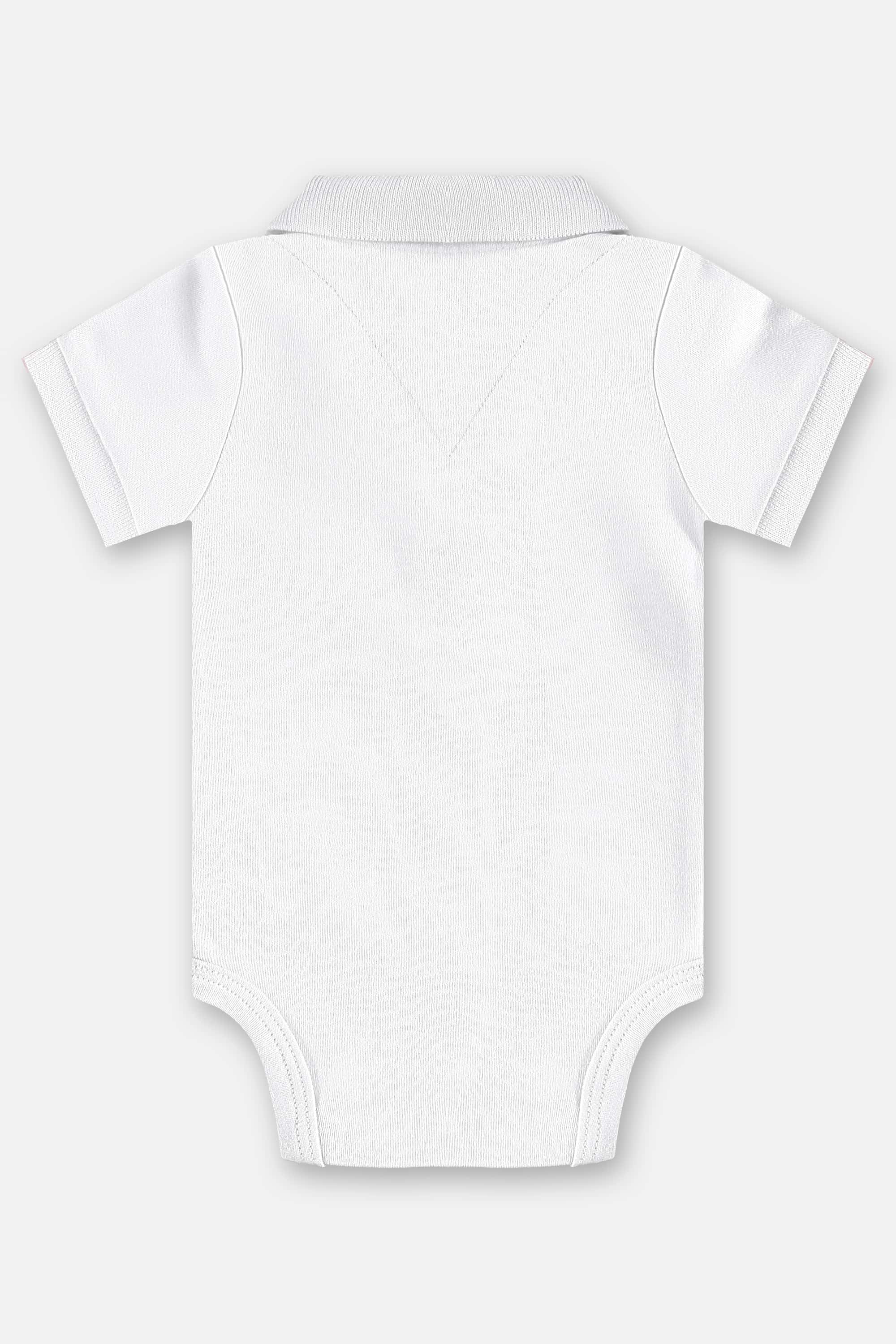 Body Polo em Suedine para Bebê Menino (Branco) Up Baby - Imagem 12
