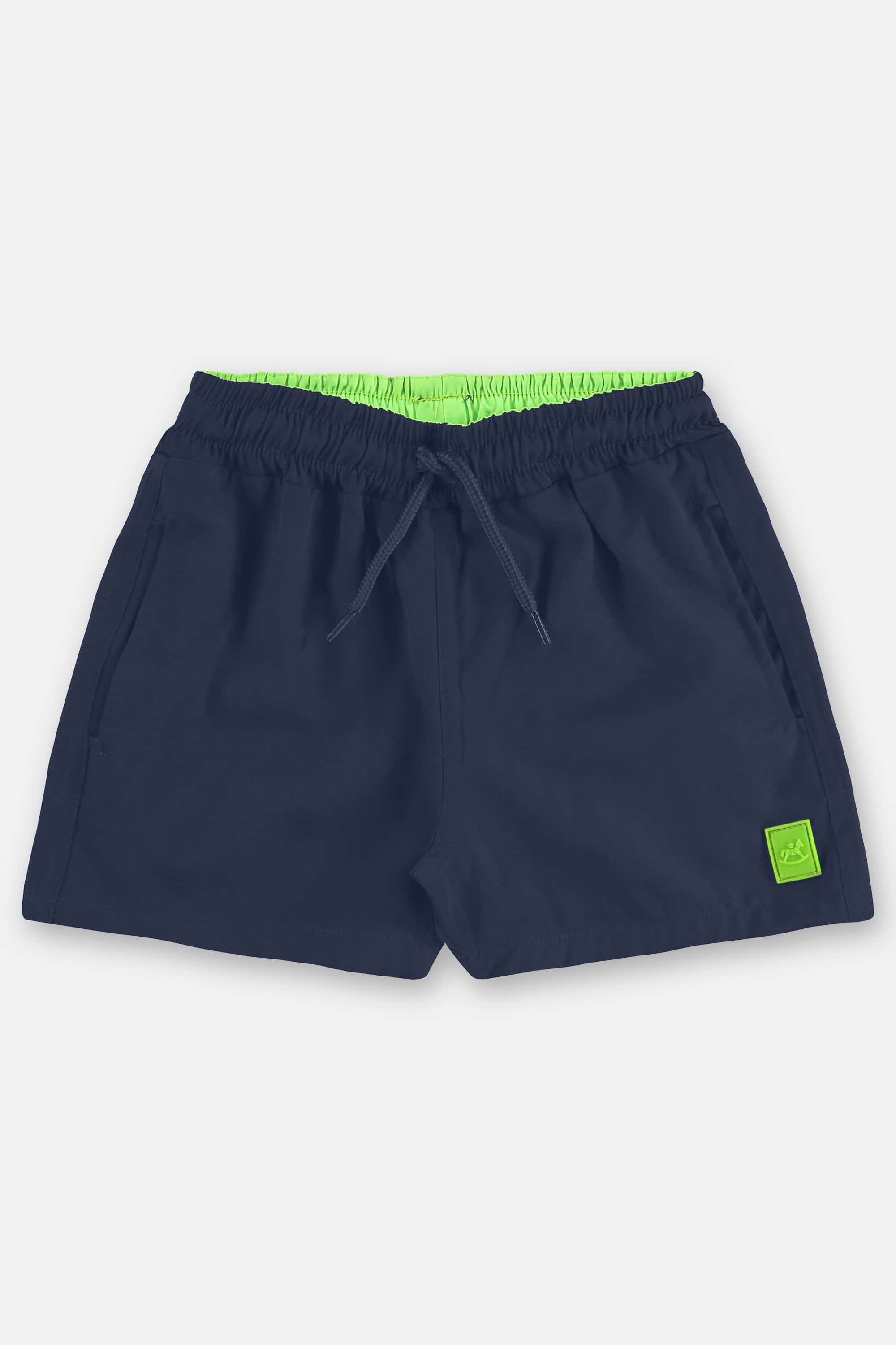 Short em Microfibra com Elastano Infantil Masculino (Azul Marinho) Up Baby