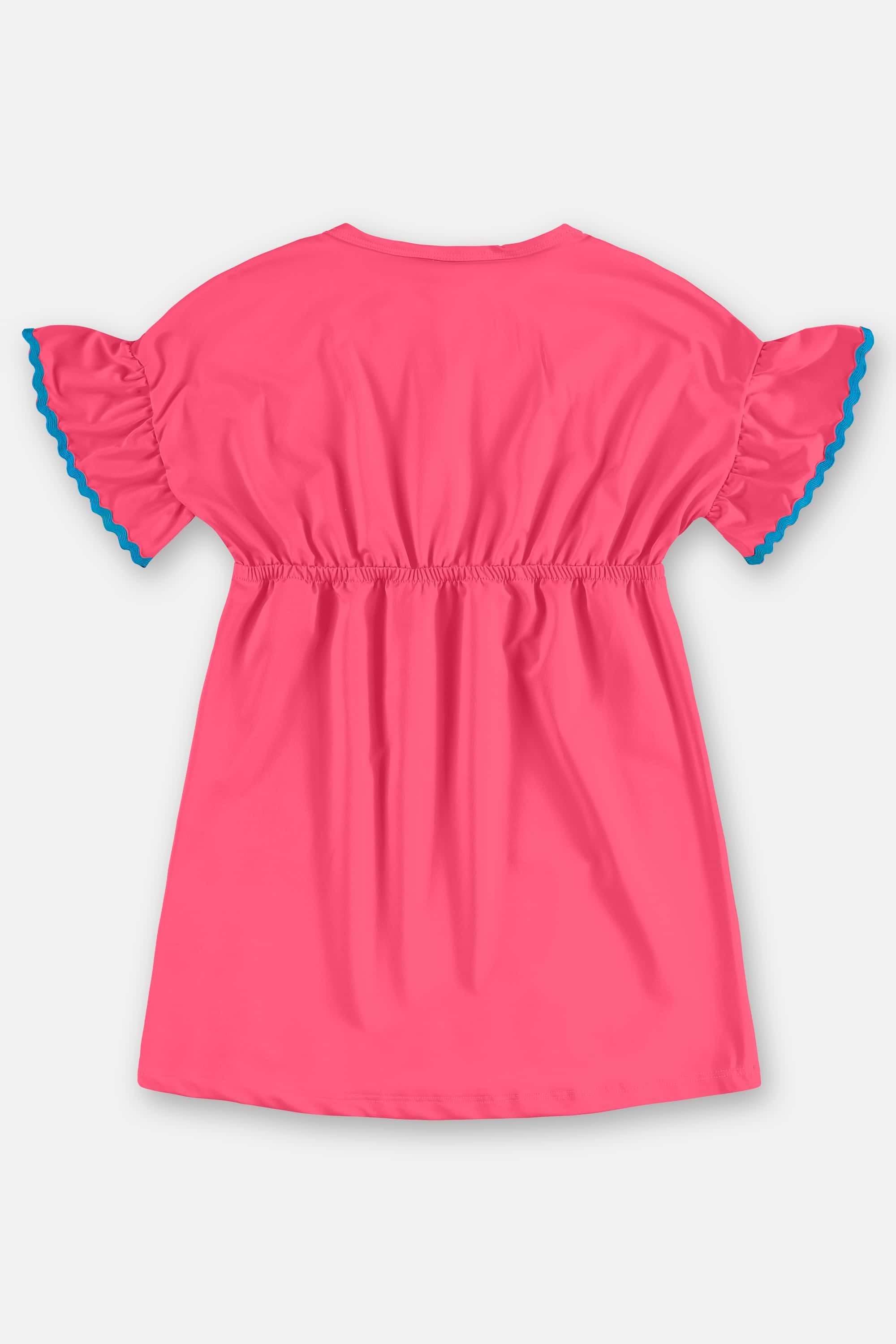 Saída de Praia Infantil em Poliéster FPS +50 (Rosa Pink) Up Baby - Imagem 6
