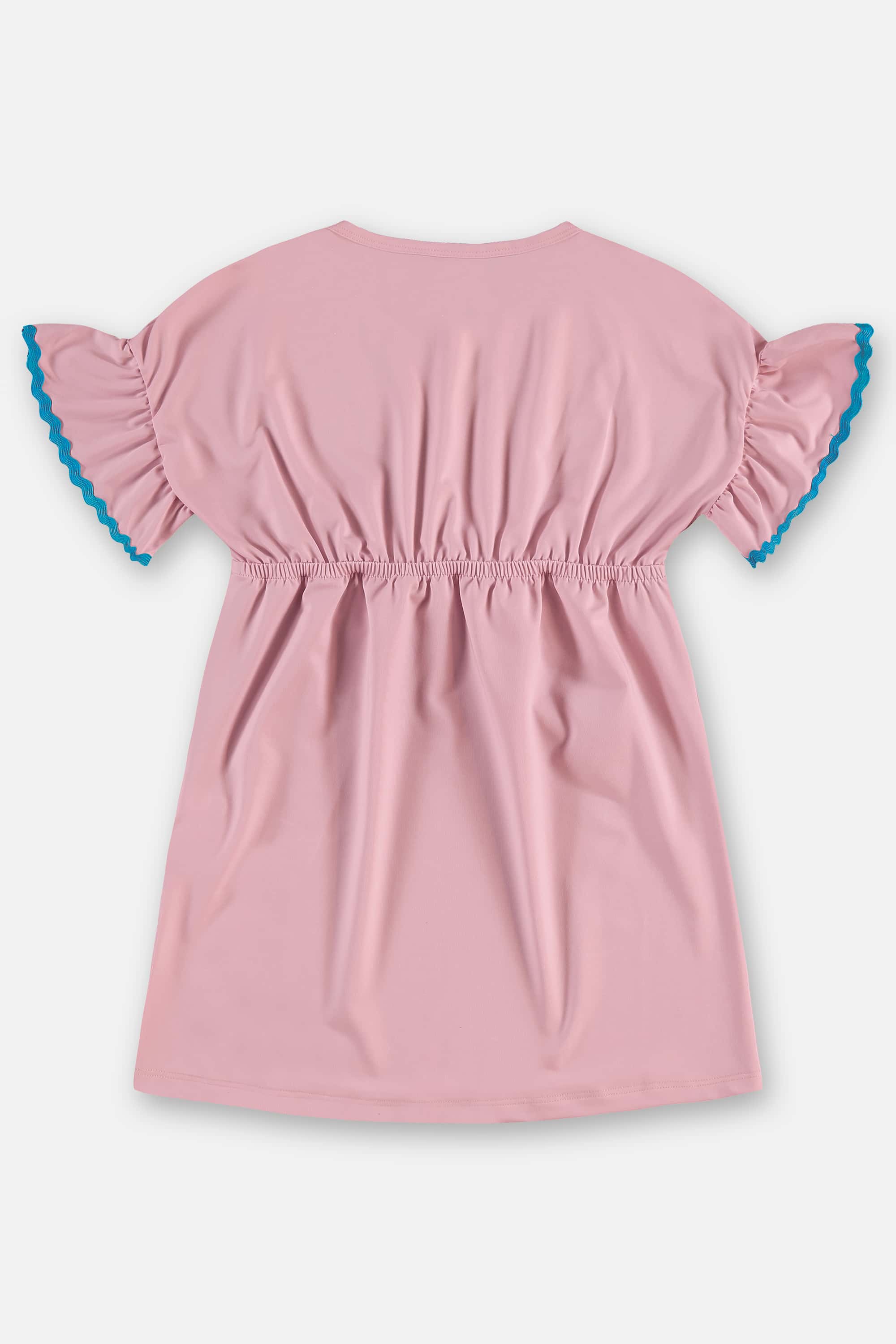 Saída de Praia Infantil em Poliéster FPS +50 (Rosa) Up Baby - Imagem 4