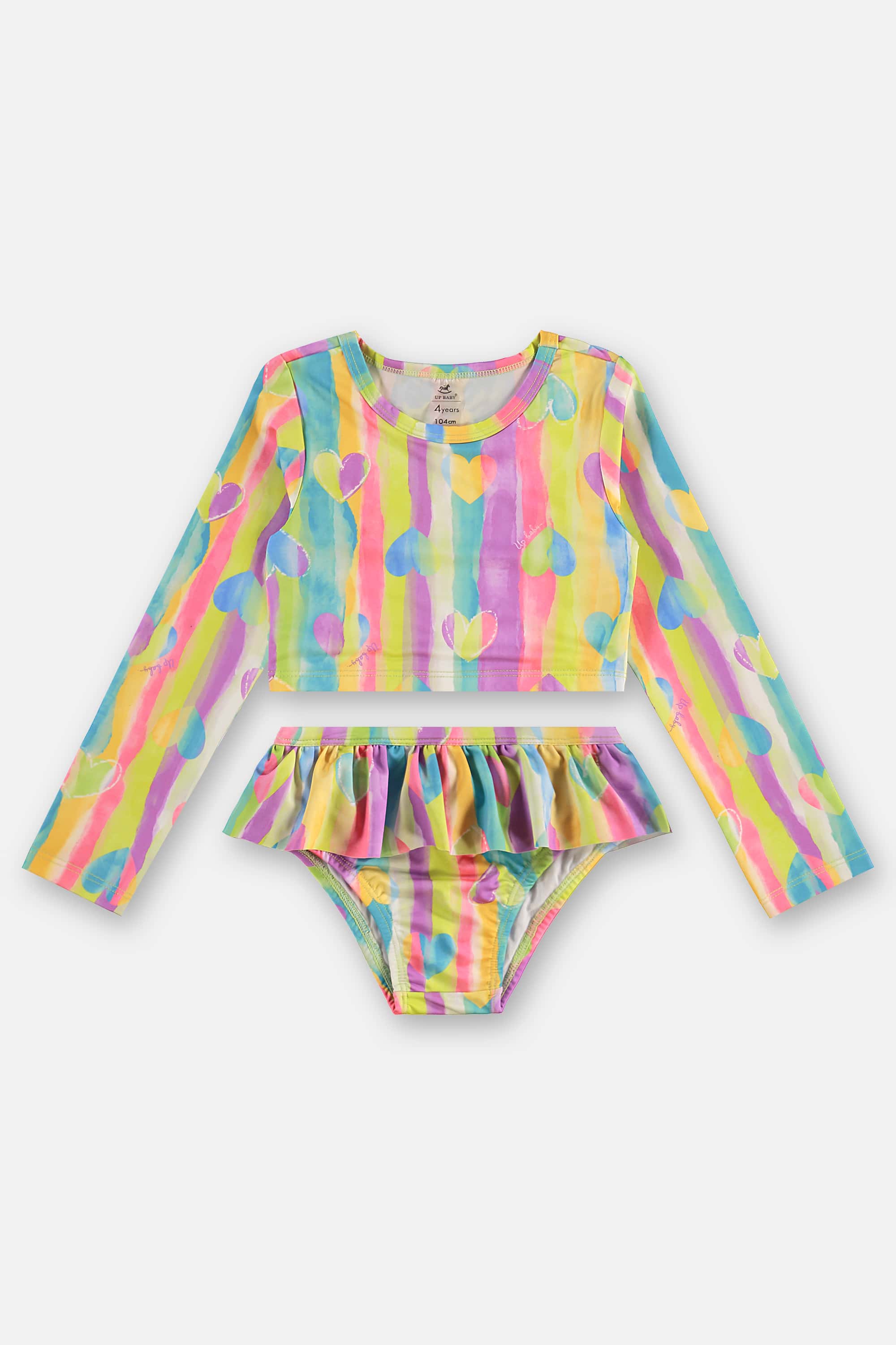 Biquíni Infantil em Poliéster e Elastano FPS +50 (Multicolor) Up Baby - Imagem 49