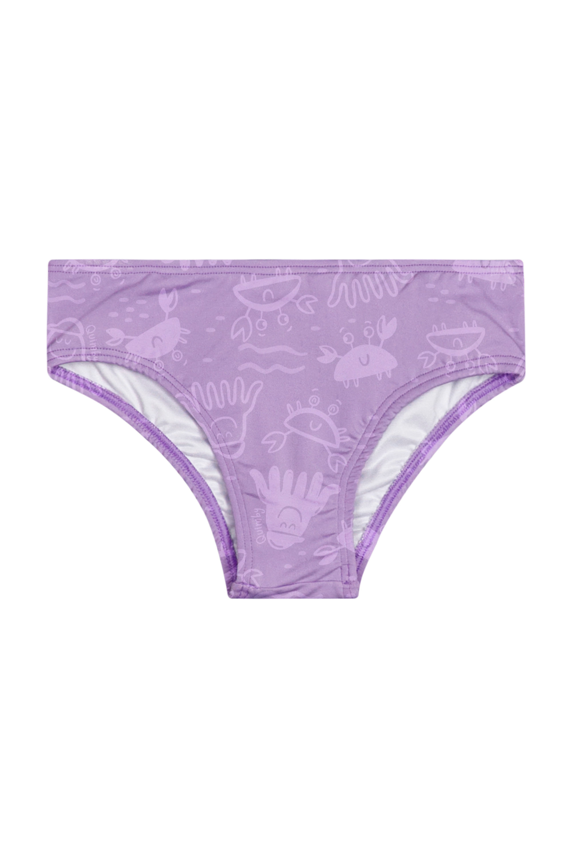 Biquíni Infantil com Estampa Revela na Água e FPS +50 (Roxo) Quimby - Imagem 72