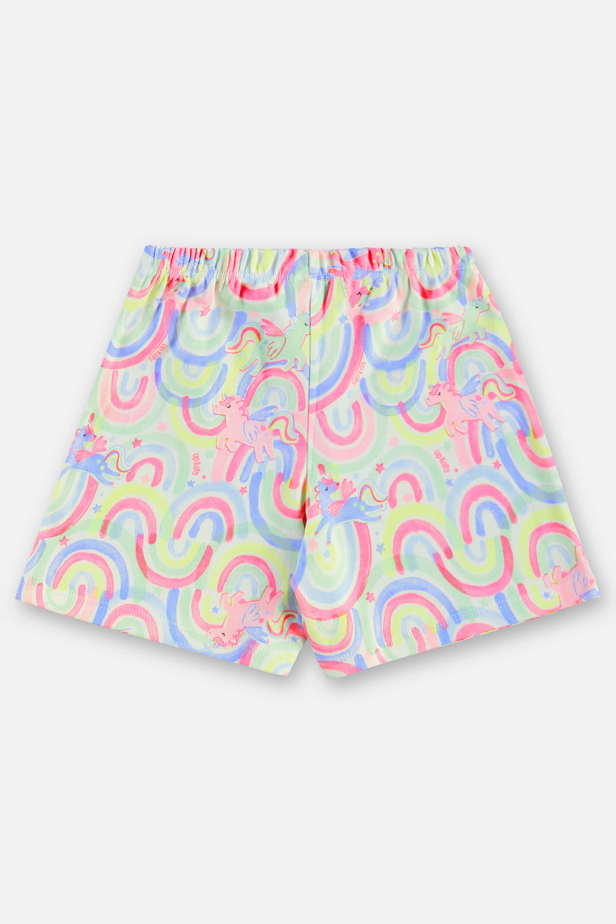 Pijama Unicórnio Infantil Feminino em Suedine com Asas (Off White) Up Baby - Imagem 16