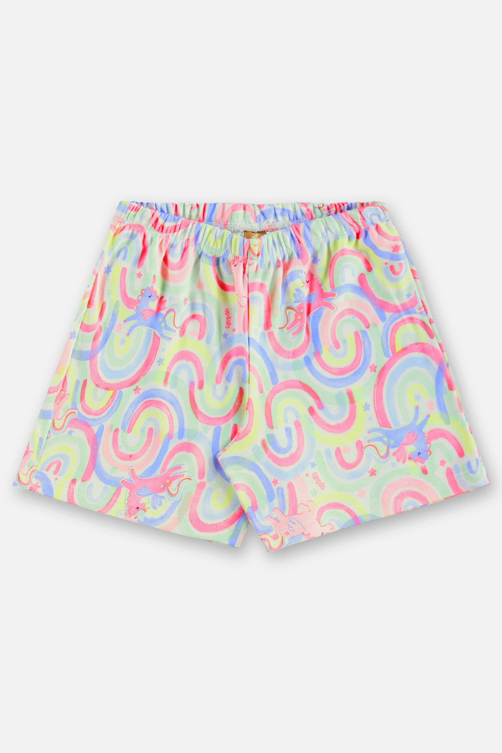 Pijama Unicórnio Infantil Feminino em Suedine com Asas (Off White) Up Baby - Imagem 36