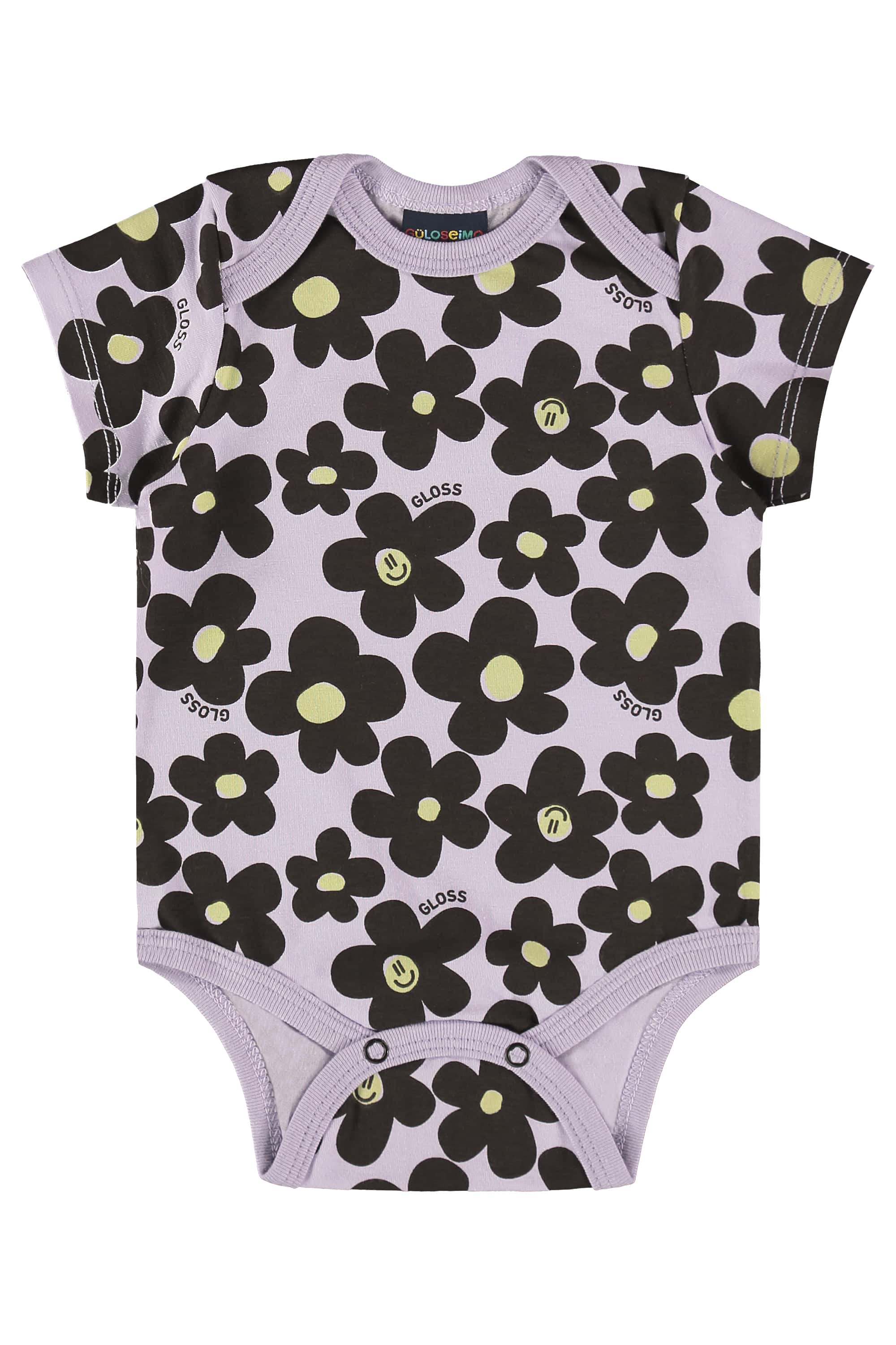 Body para Bebê Menina em Cotton (Roxo) Guloseima - Imagem 2