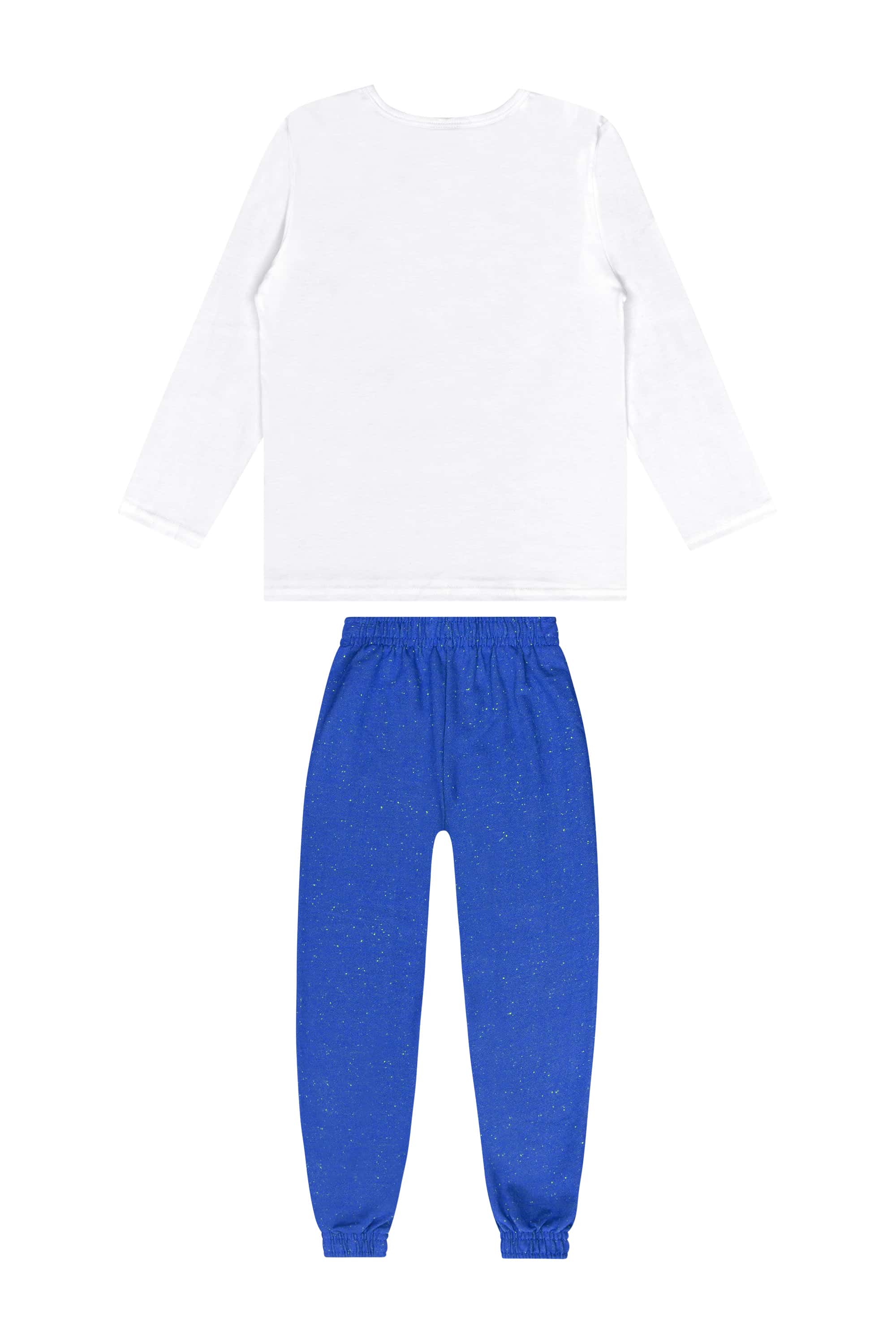 Conjunto Camiseta e Calça Infantil para Menino (Branco) Guloseima - Imagem 3