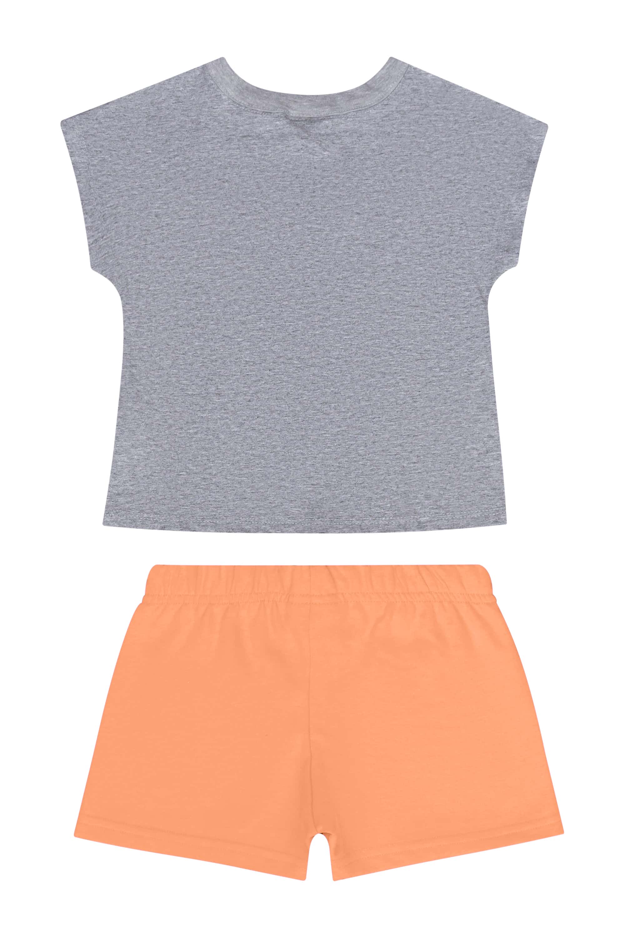 Conjunto com Blusa e Short para Menina (Cinza) Guloseima - Imagem 15