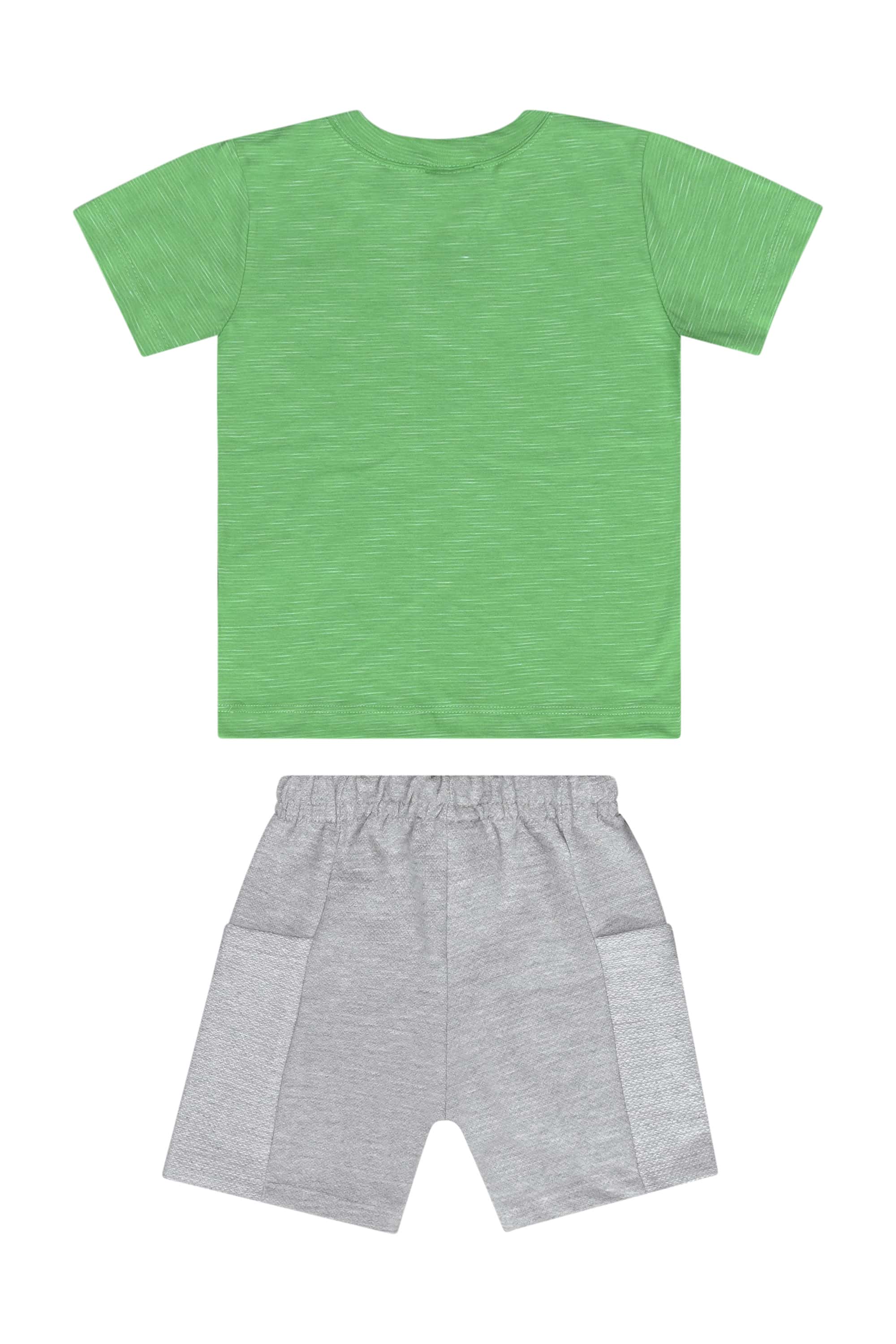 Conjunto com Camiseta e Bermuda para Menino (Verde) Guloseima - Imagem 21