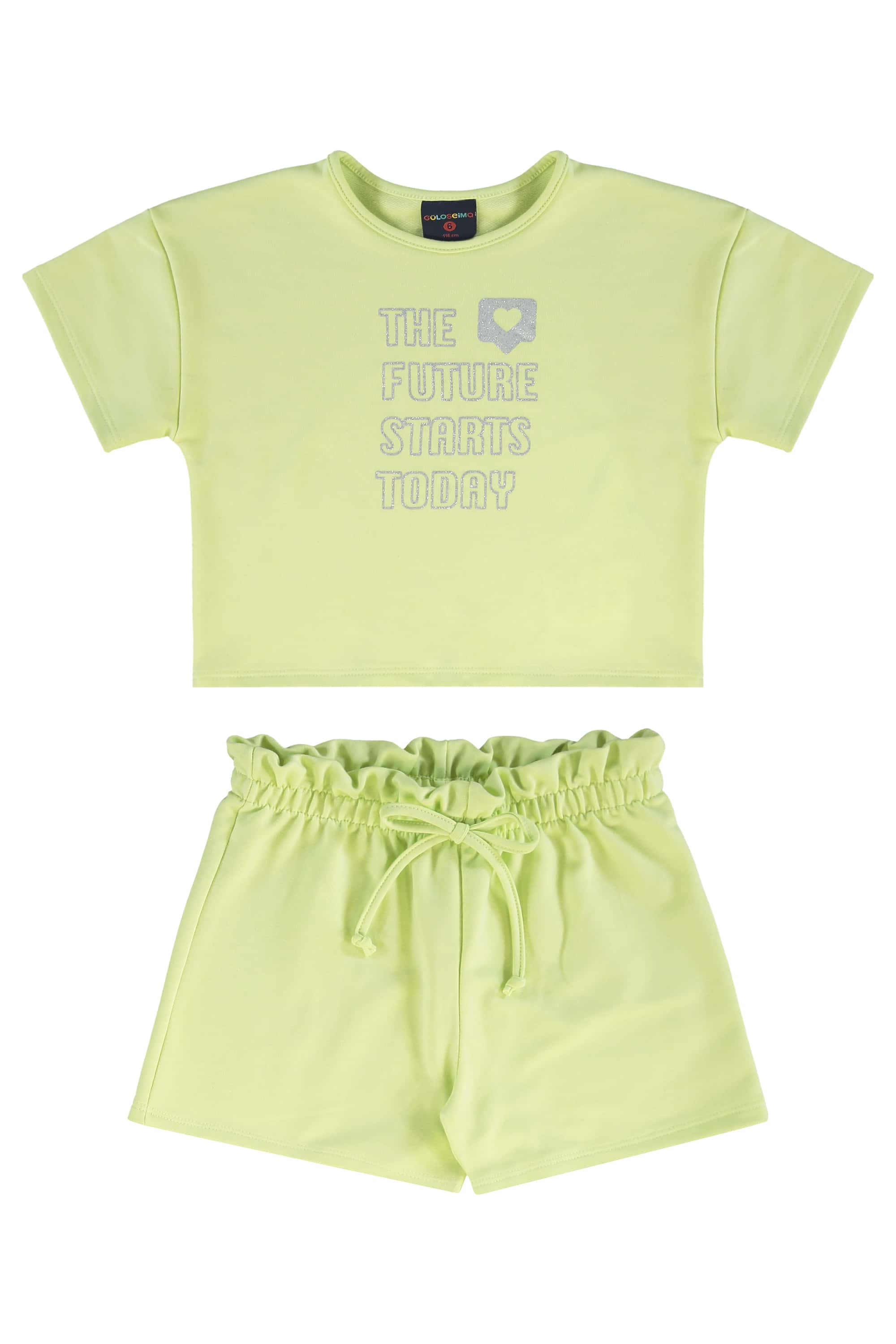Conjunto Infantil para Menina em Molecotton (Verde) Guloseima - Imagem 16