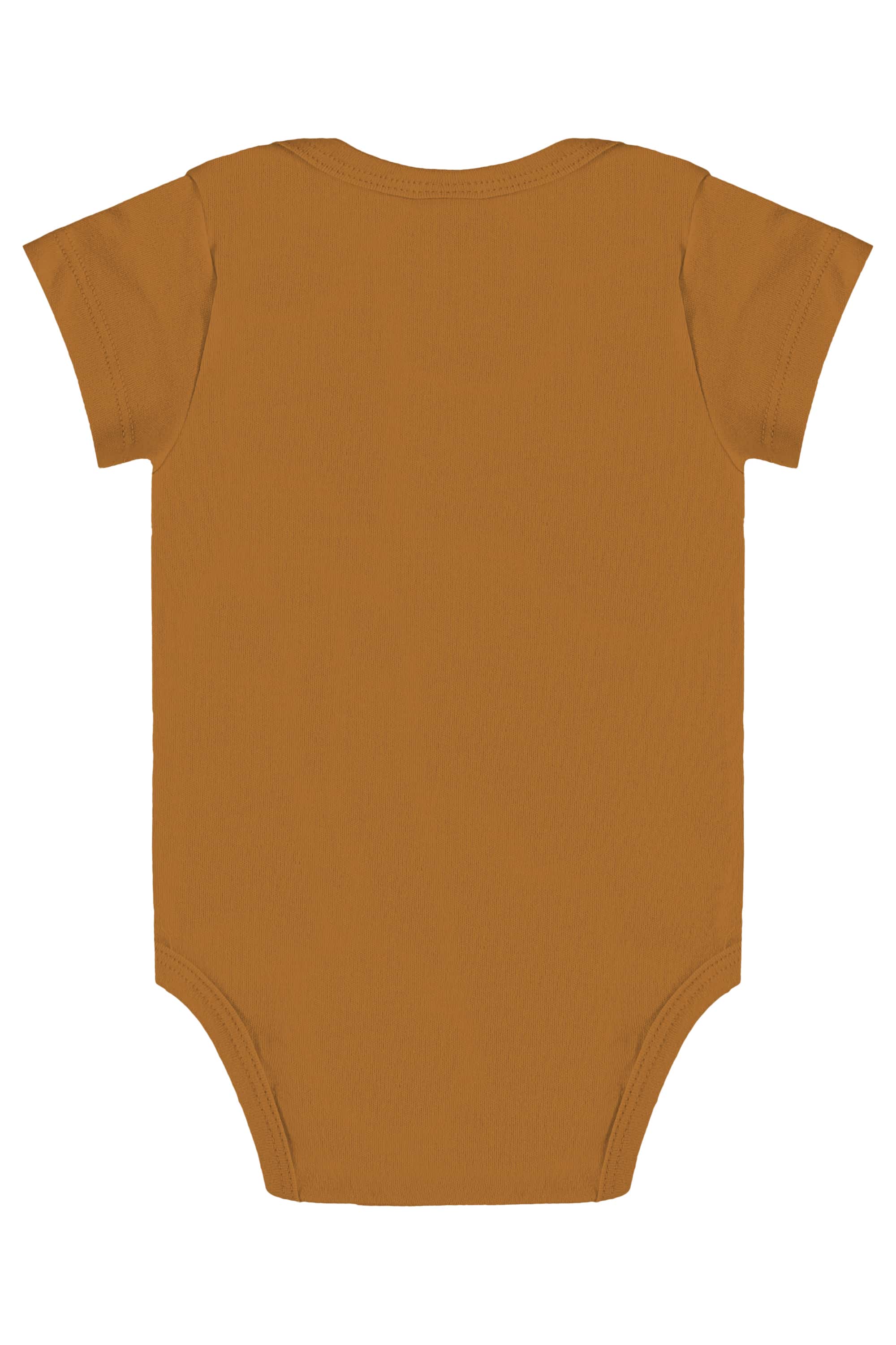 Body Manga Curta Básico Unissex para Bebê (Marrom) Guloseima - Imagem 15