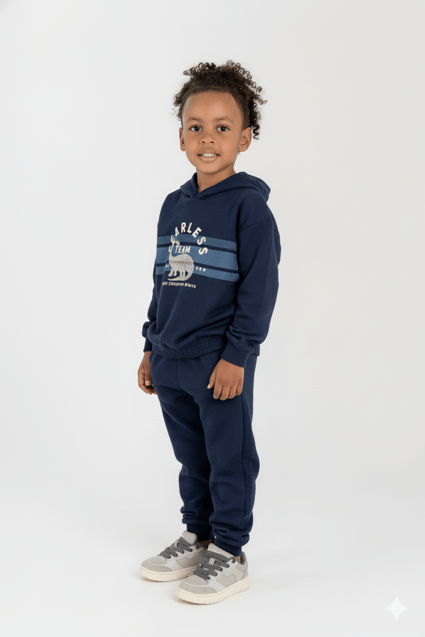 Conjunto Blusão e Calça Infantil Menino (Azul Marinho) Guloseima - Imagem 10