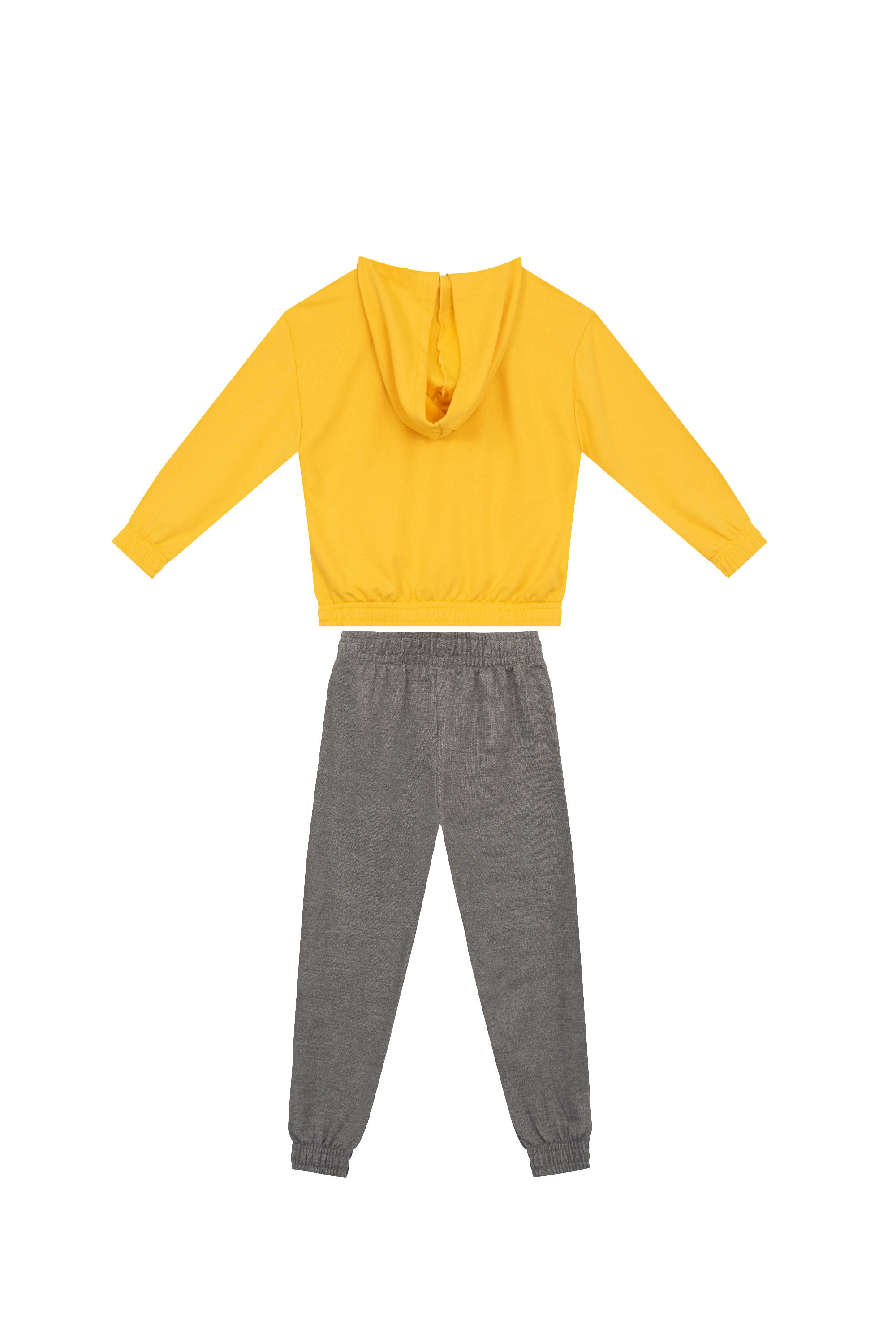 Conjunto de Inverno Infantil Masculino em Moletom (Amarelo Escuro) Guloseima - Imagem 18