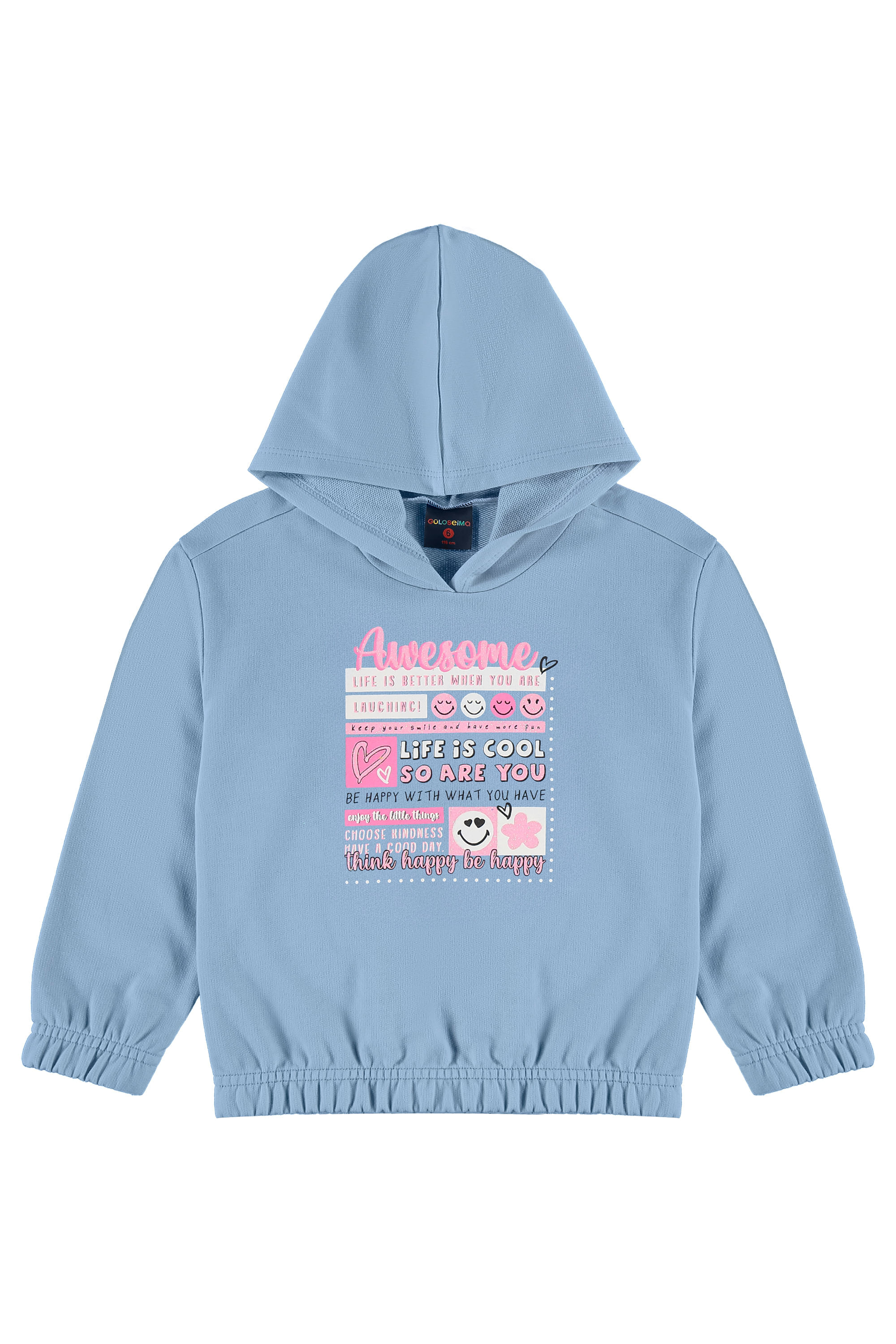 Conjunto Blusão e Calça Infantil Feminino (Azul) Guloseima - Imagem 45