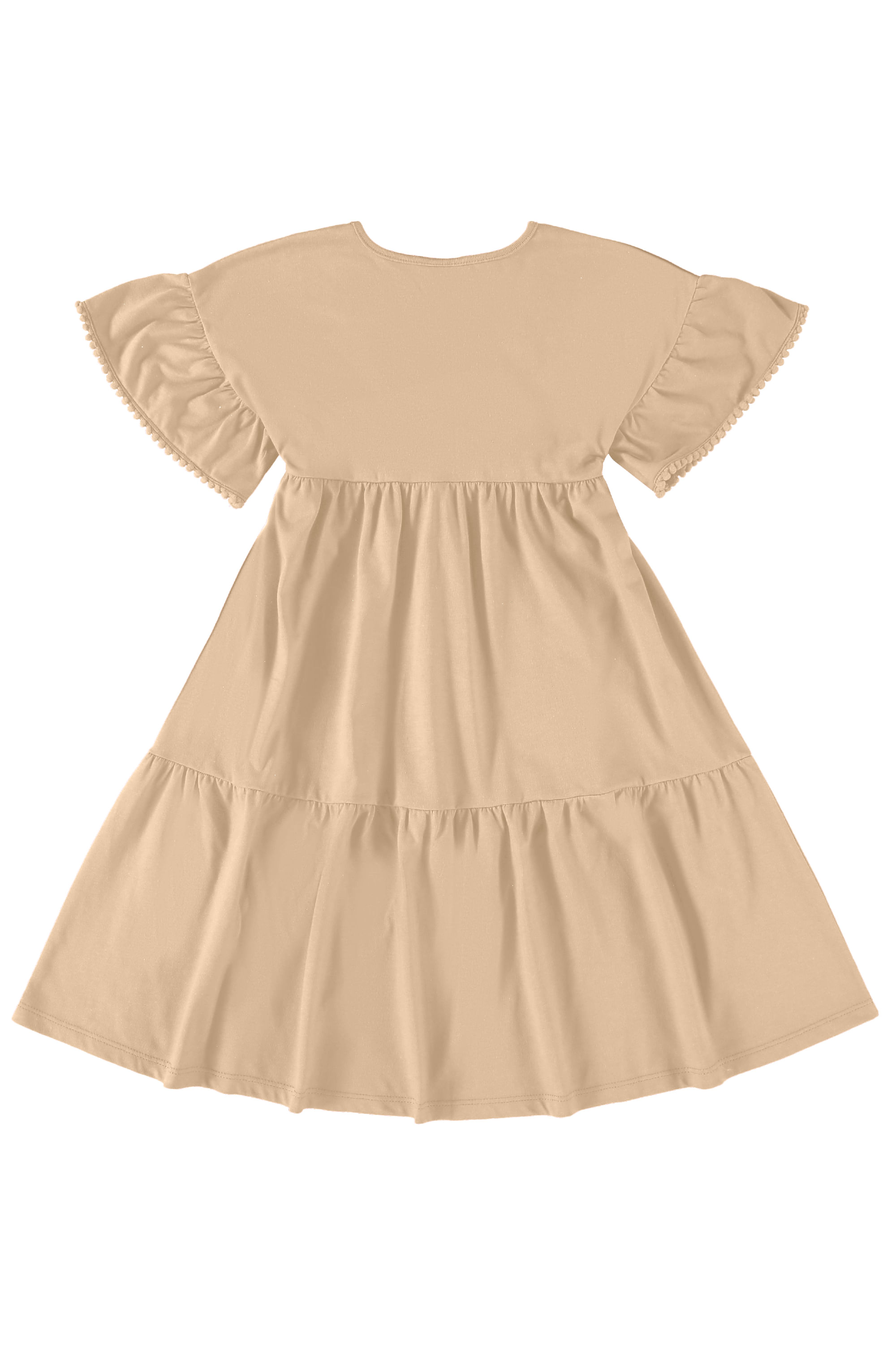 Vestido Godê Infantil em Meia Malha (Bege) Guloseima - Imagem 12