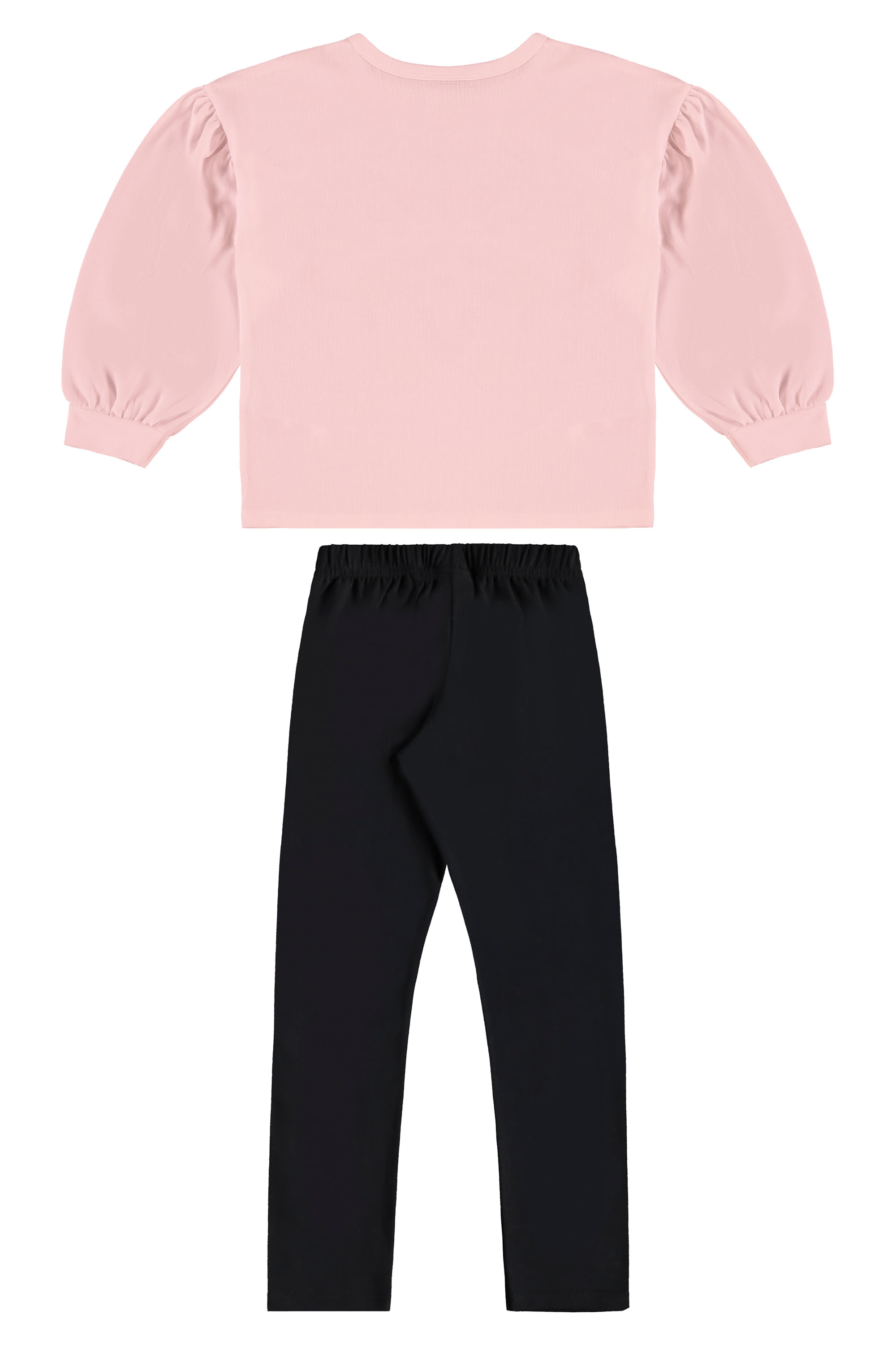 Conjunto Blusão e Calça Legging Infantil (Rosa) Guloseima - Imagem 40