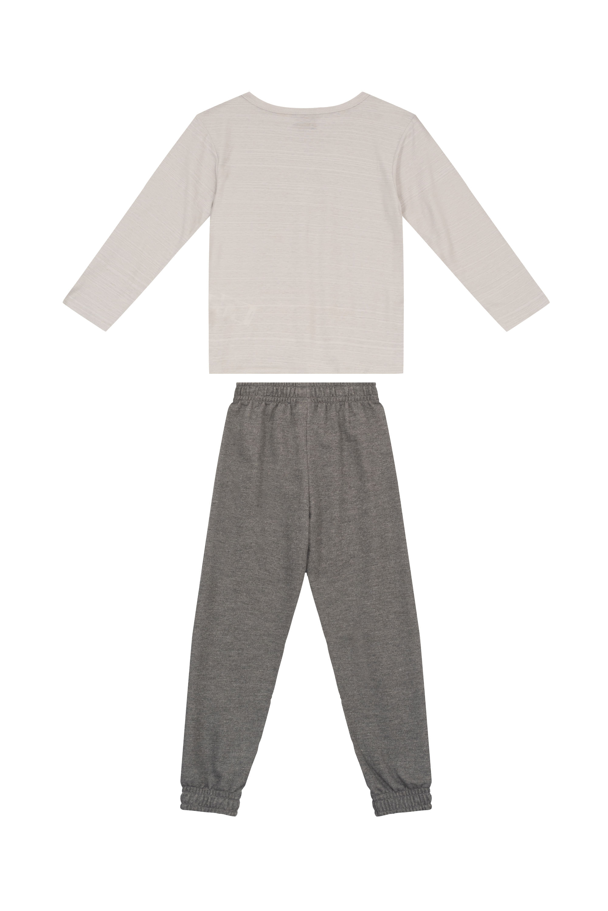 Conjunto Infantil Masculino com Blusa e Calça (Cinza) Guloseima - Imagem 6