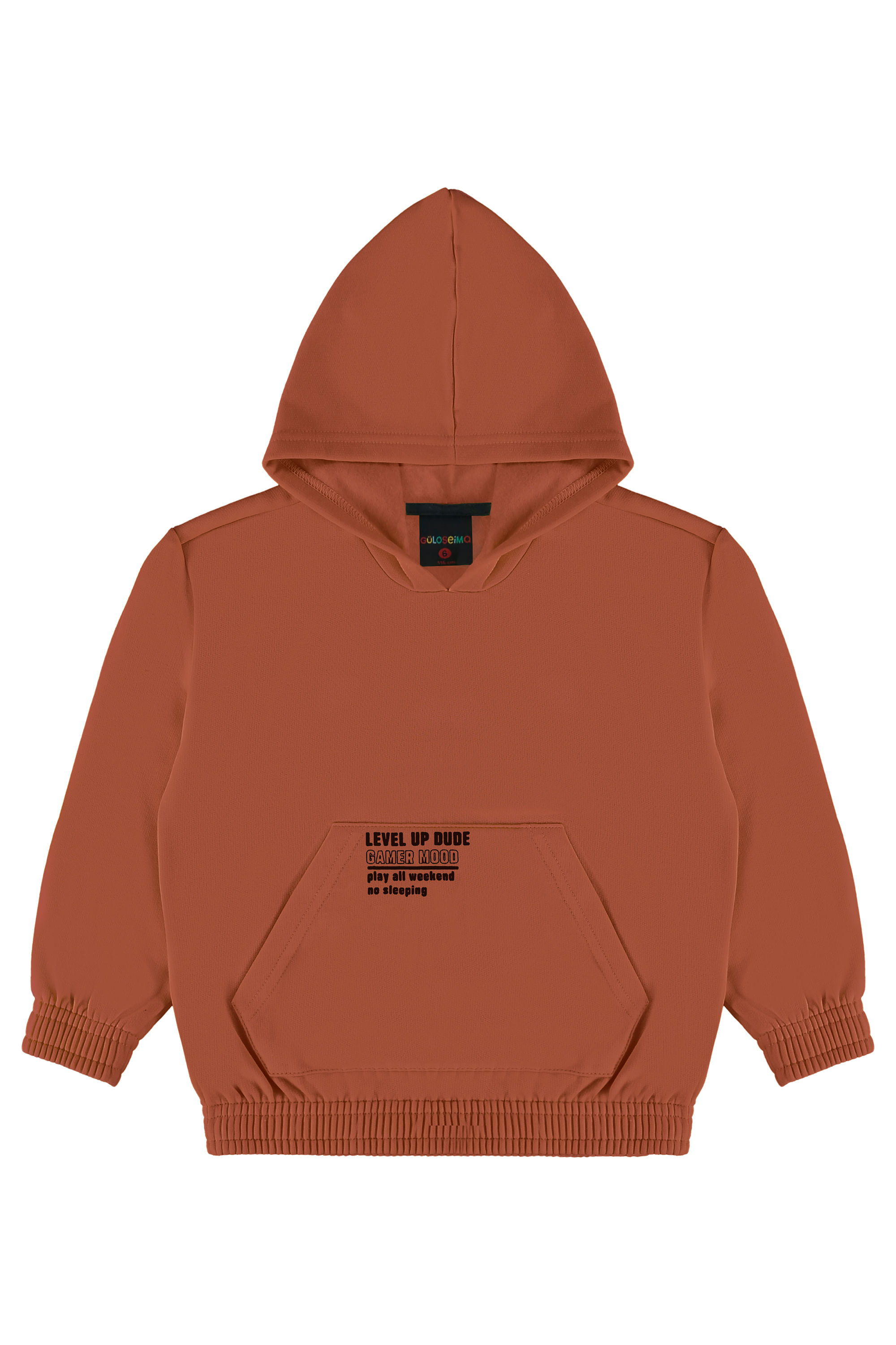 Blusão em Moletom Infantil para Menino (Marrom) Guloseima - Imagem 14