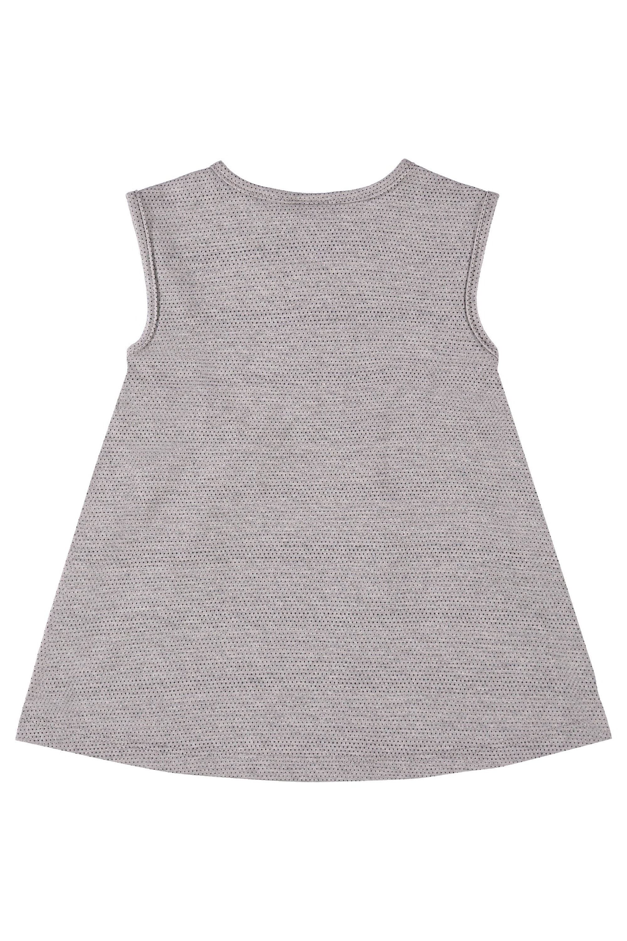 Vestido em Malha Trabalhada para Bebê Menina (Cinza) Guloseima - Imagem 15