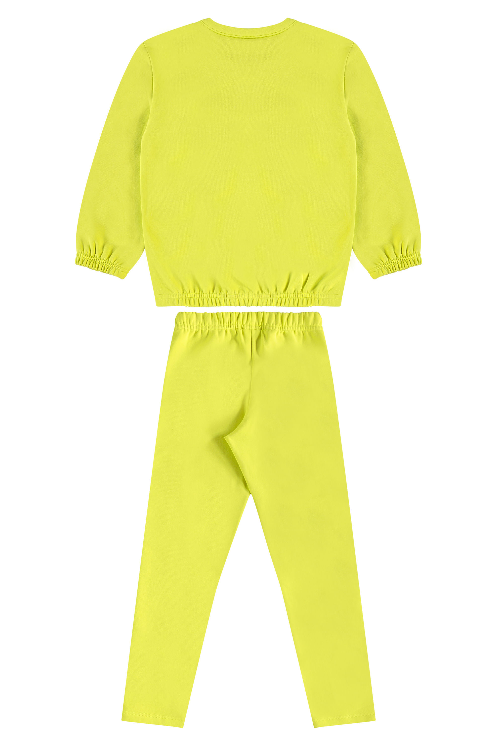 Conjunto Blusão e Calça Legging Infantil (Verde Limão) Guloseima - Imagem 33