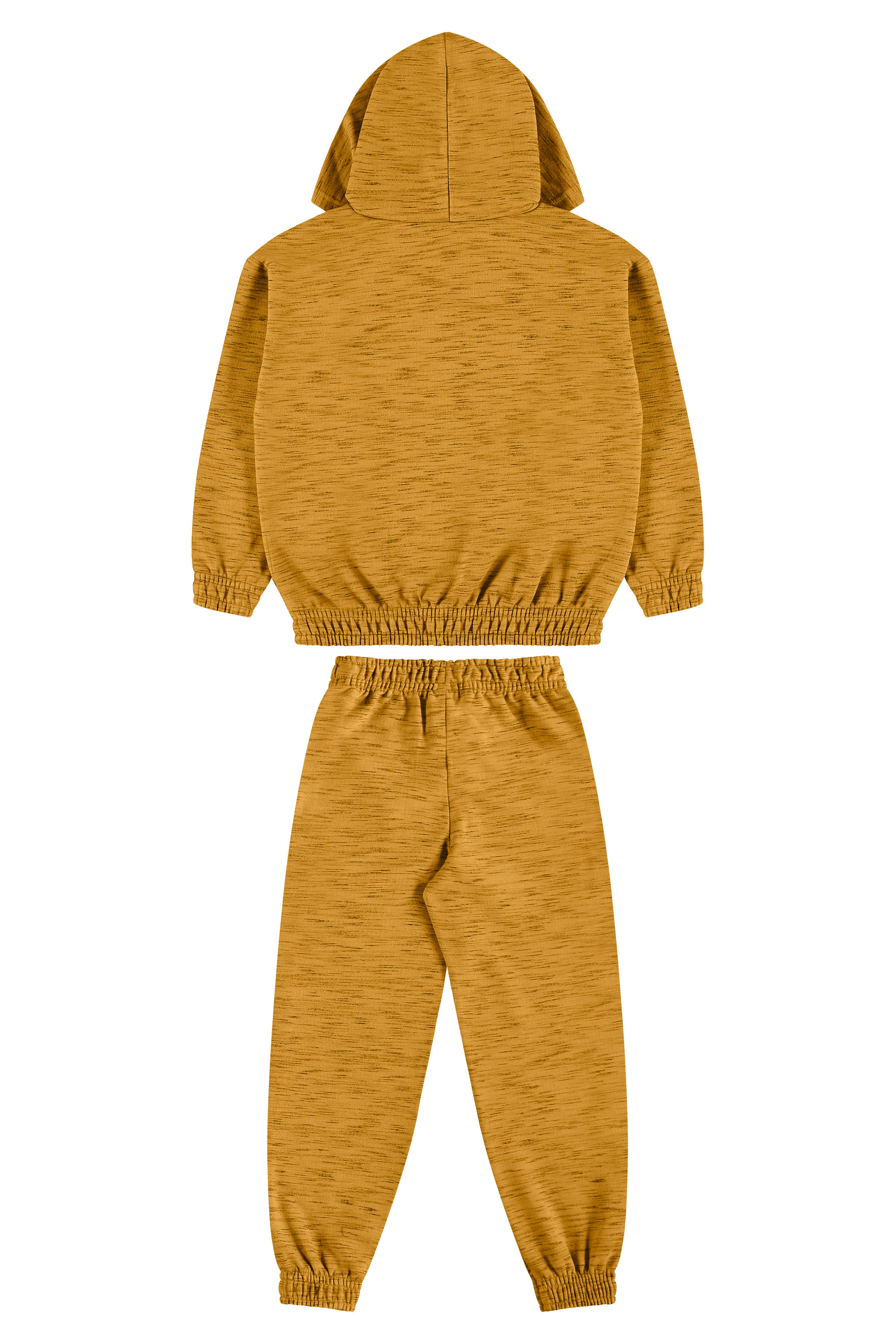 Conjunto em Moletom Sem Felpa Infantil Masculino (Marrom) Guloseima - Imagem 5